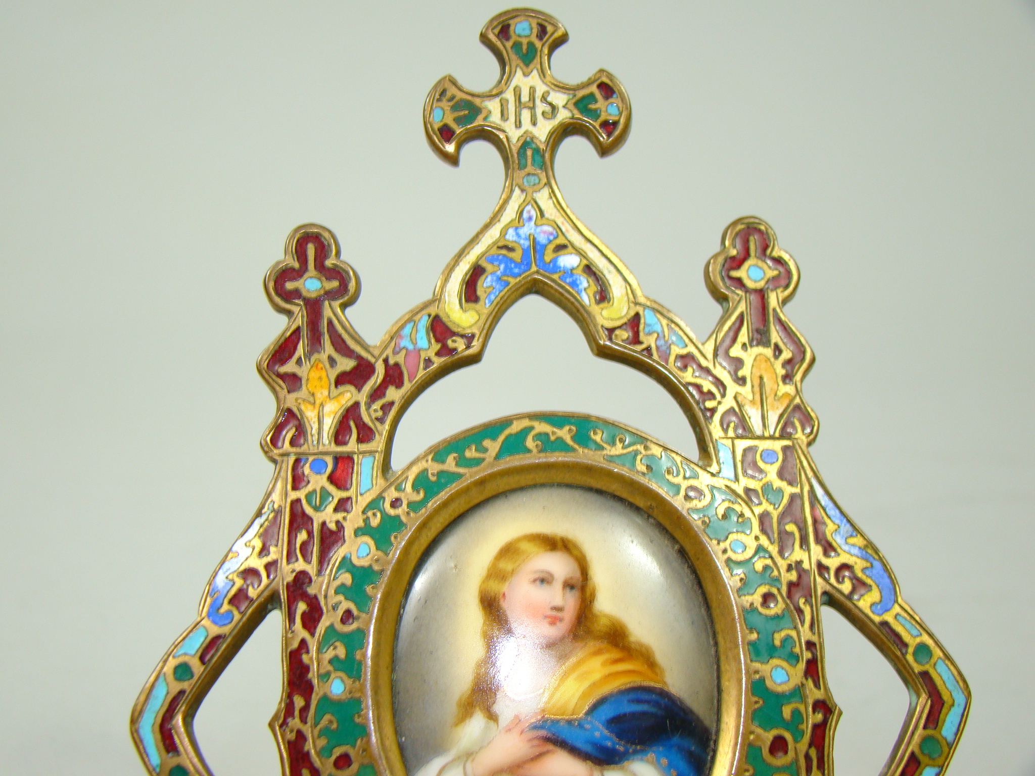 MADONNA UNIKAT W EMALII MAL NA PORCELANIE MADONNA UNIKAT W EMALII MAL NA PORCELANIE