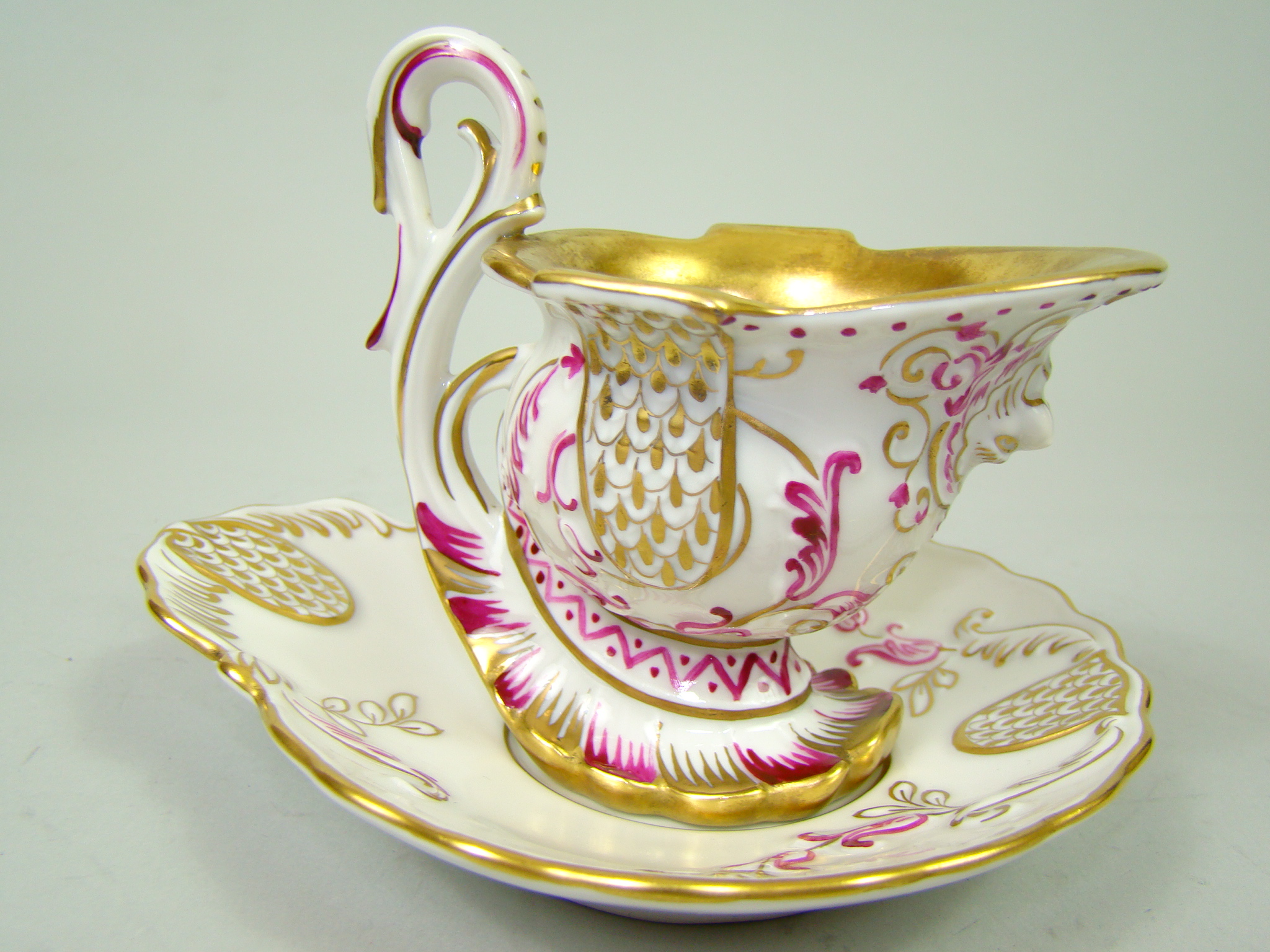 DREZNO OBLANA ZŁOTEM FILIŻANKA HEŁM DREZNO OBLANA ZŁOTEM FILIŻANKA HEŁM