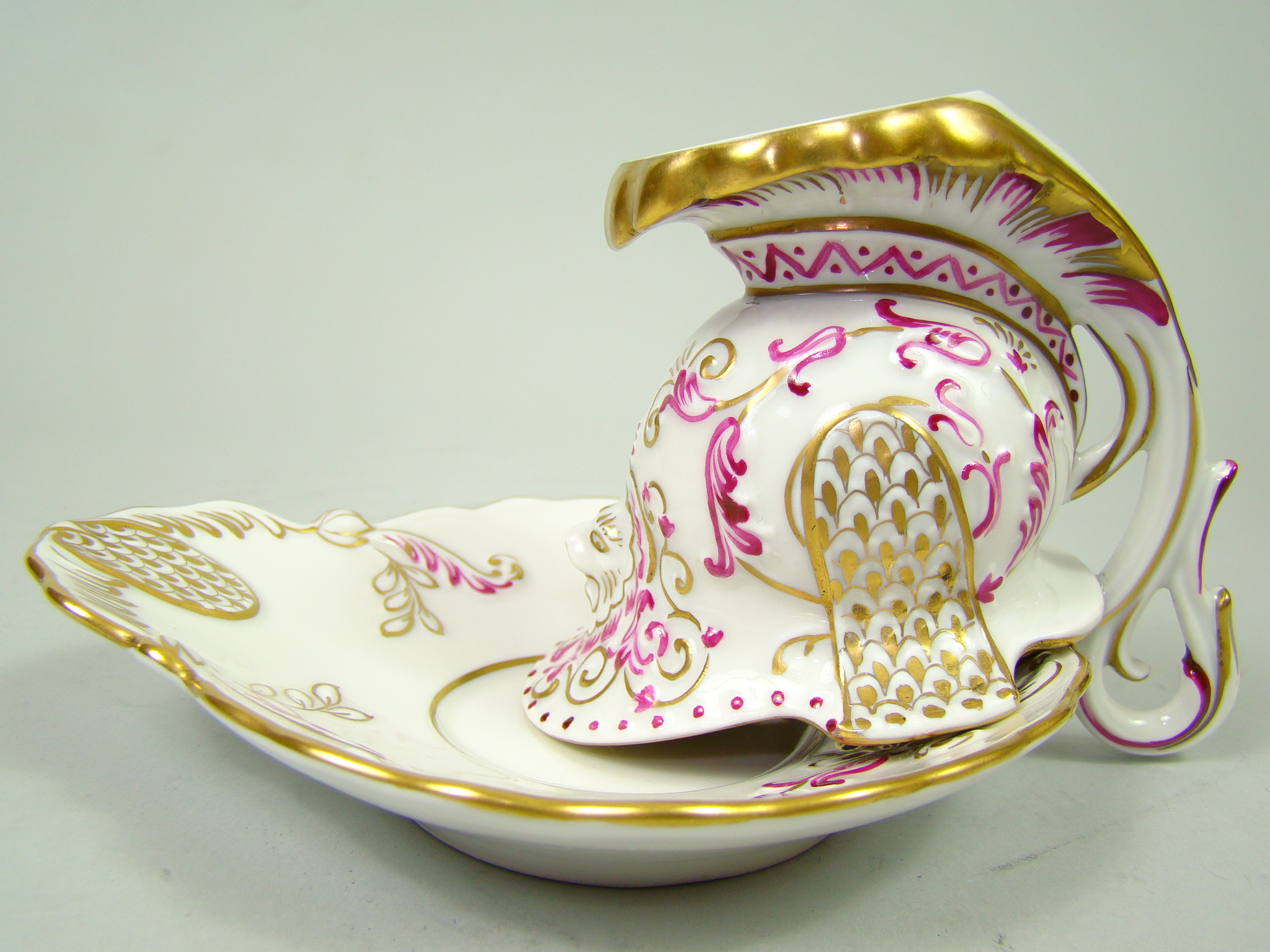 DREZNO OBLANA ZŁOTEM FILIŻANKA HEŁM DREZNO OBLANA ZŁOTEM FILIŻANKA HEŁM