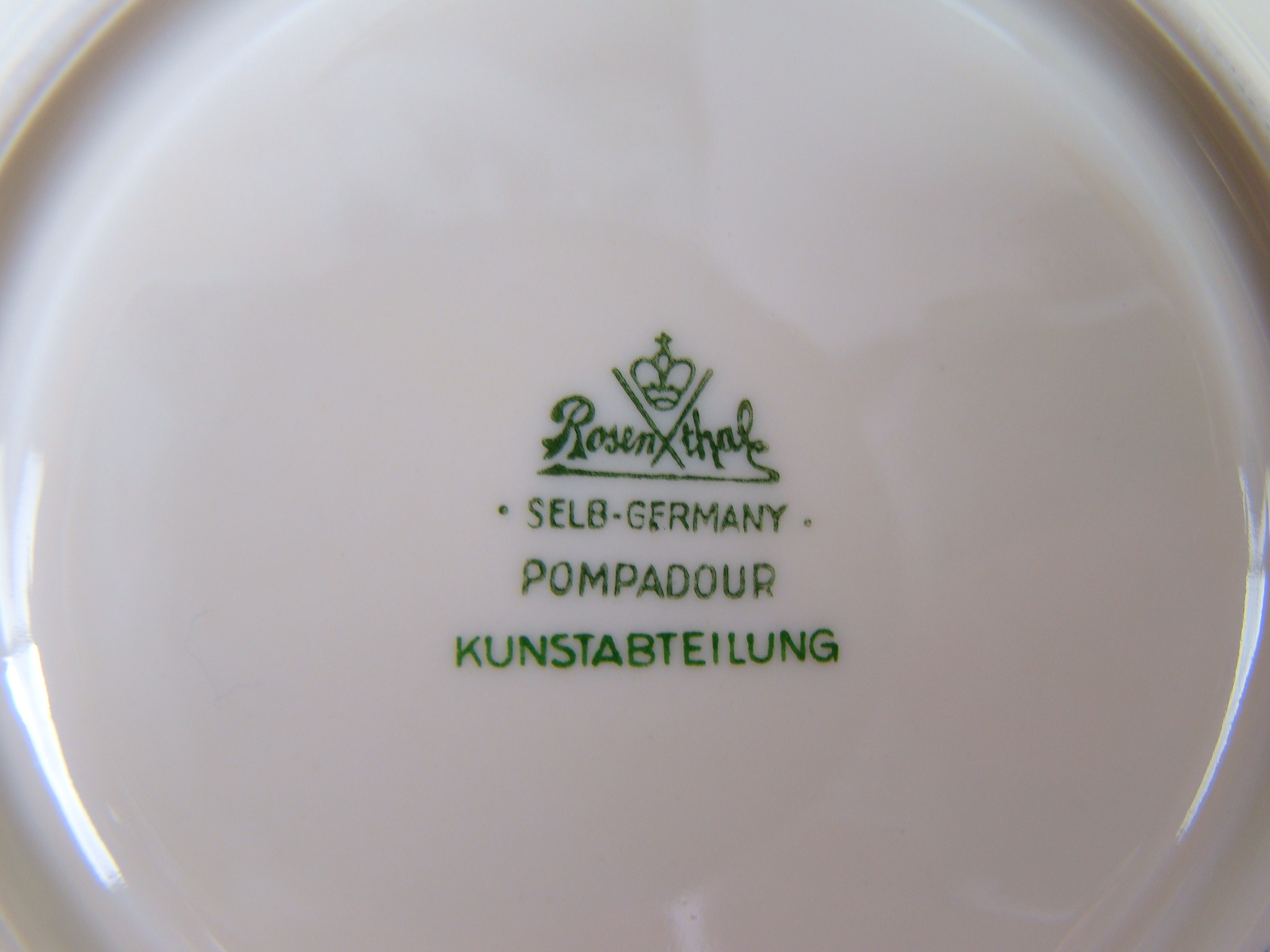 ROSENTHAL POMPADOUR UKWIECONY MAL RĘCZNIE ROSENTHAL POMPADOUR UKWIECONY MAL RĘCZNIE