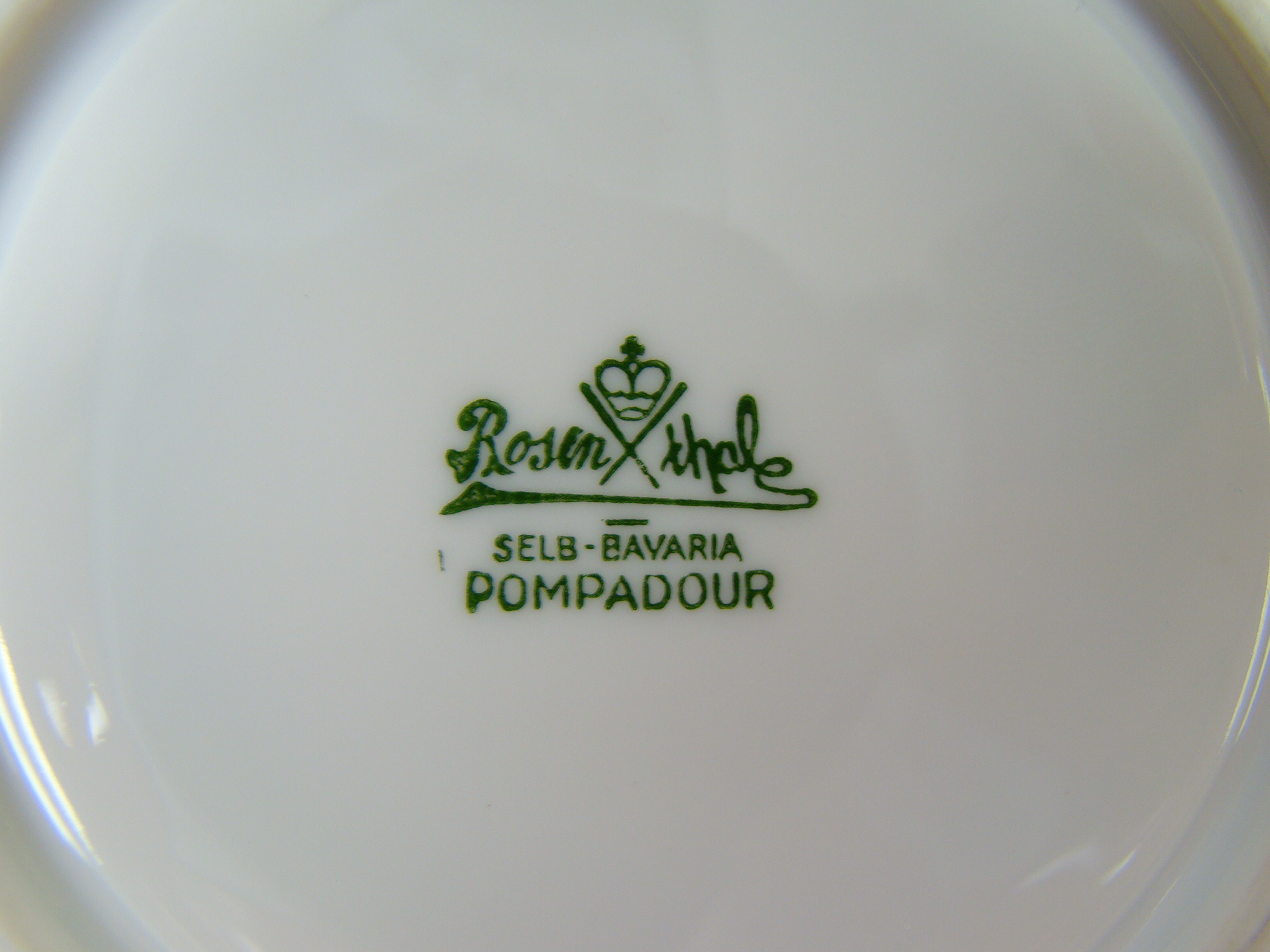 ROSENTHAL POMPADOUR UKWIECONY MAL RĘCZNIE ROSENTHAL POMPADOUR UKWIECONY MAL RĘCZNIE