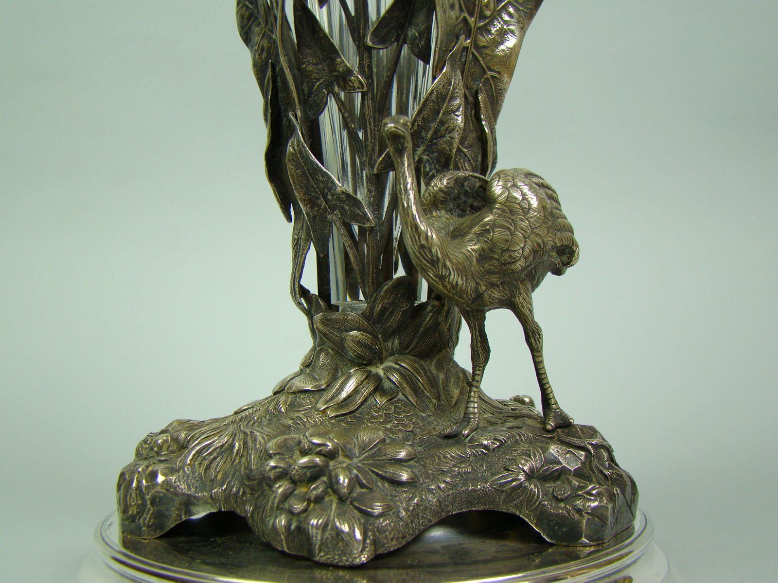 BERNDORF_UNIKAT WAZON STRUŚ_ 1895 r.