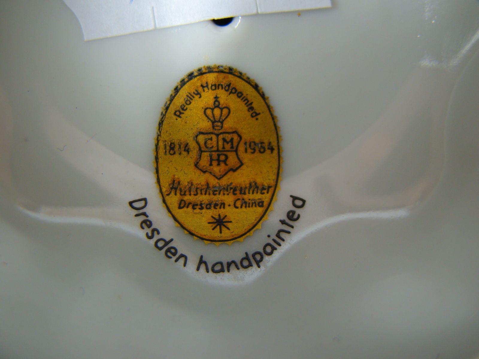 HUTSCHENREUTHER RĘCZNIE MAL. W DREŹNIE