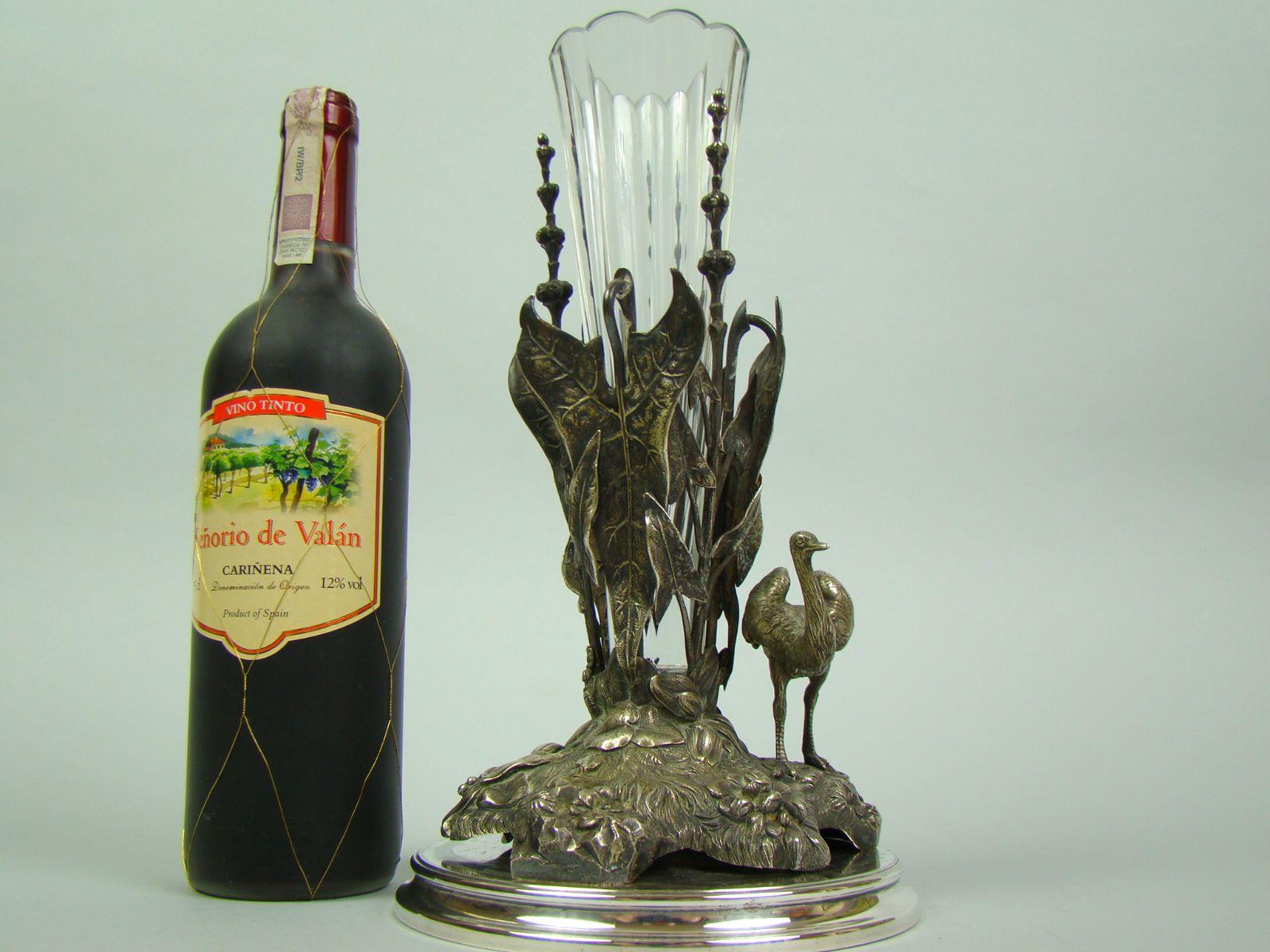 BERNDORF_UNIKAT WAZON STRUŚ_ 1895 r.