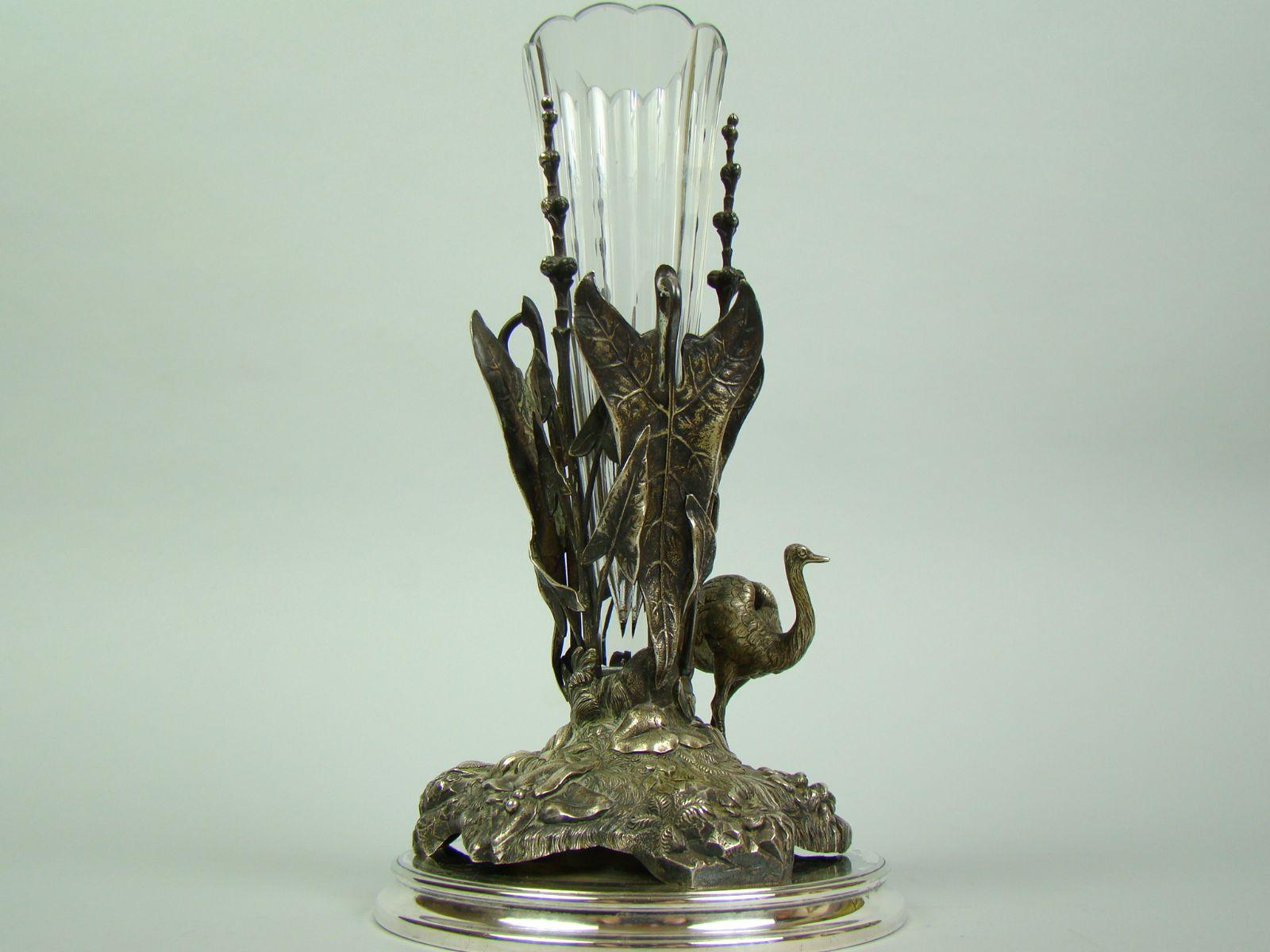 BERNDORF_UNIKAT WAZON STRUŚ_ 1895 r.