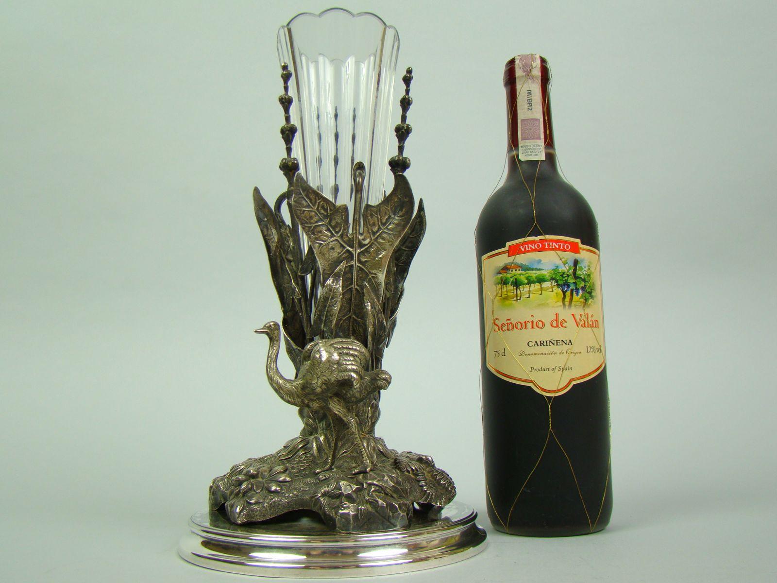 BERNDORF_UNIKAT WAZON STRUŚ_ 1895 r.