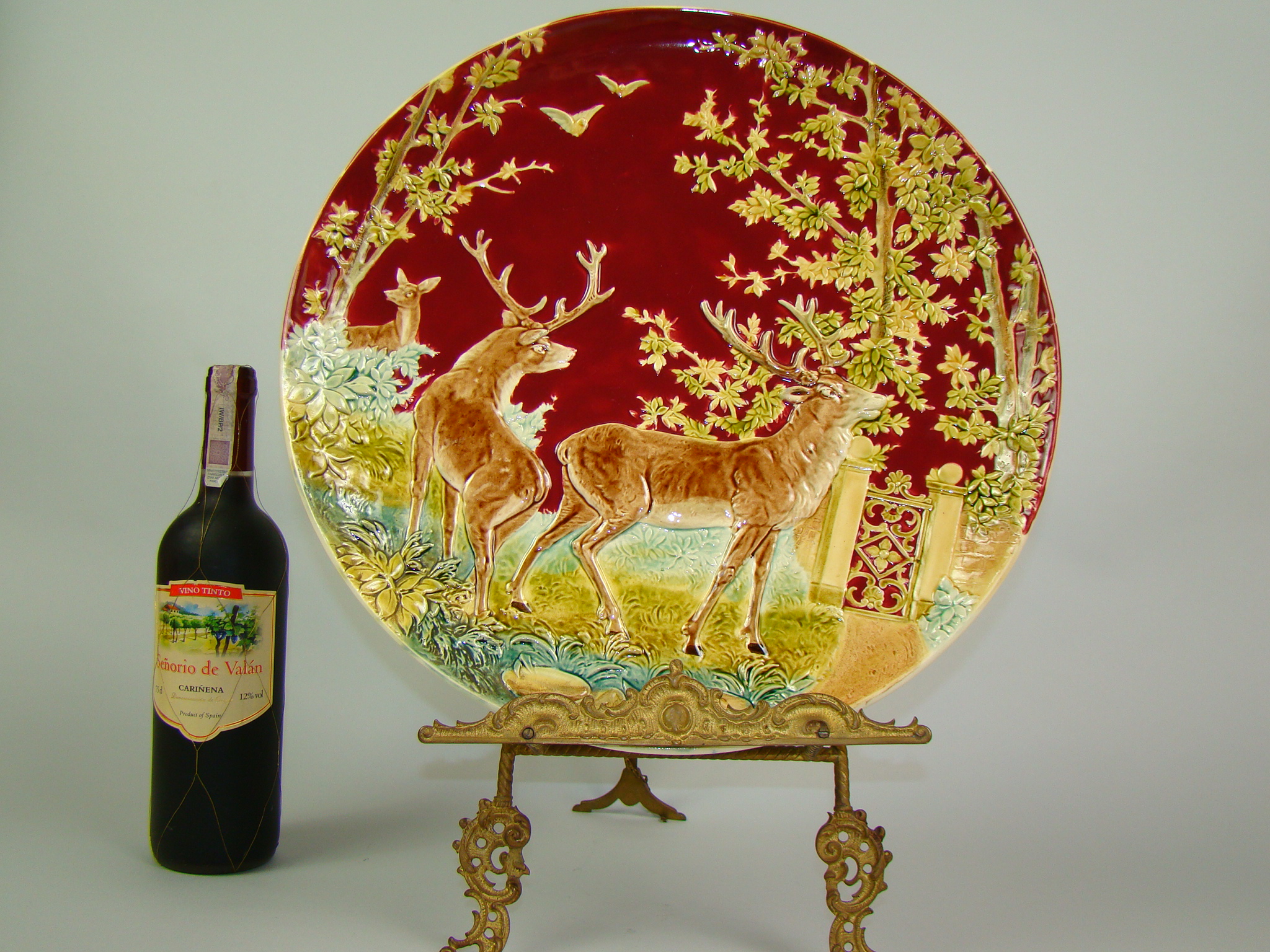 PLAKIETA GIGANTYCZNA SYGNOWANA  MYŚLIWSKA A-1164