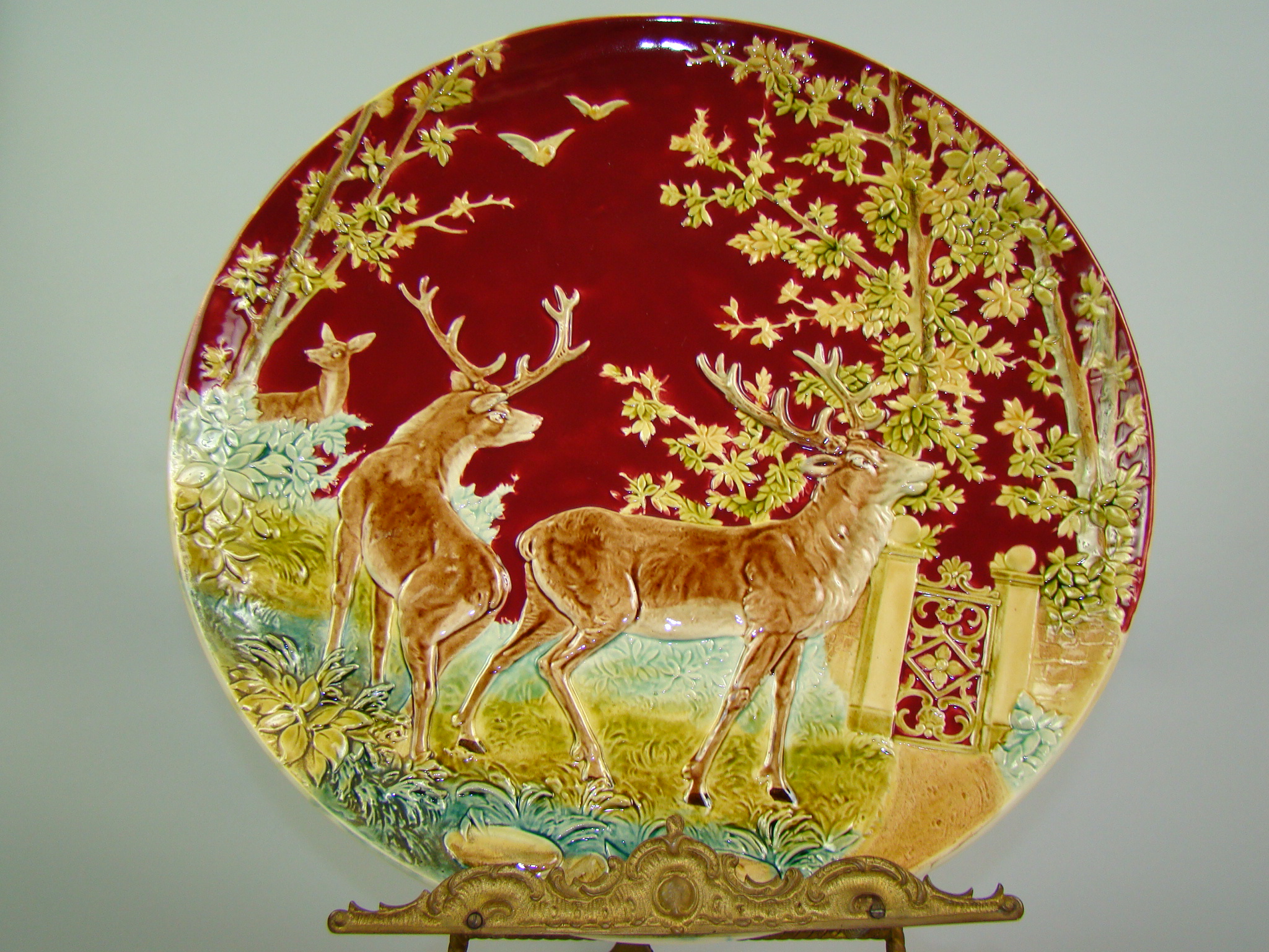 PLAKIETA GIGANTYCZNA SYGNOWANA  MYŚLIWSKA A-1164