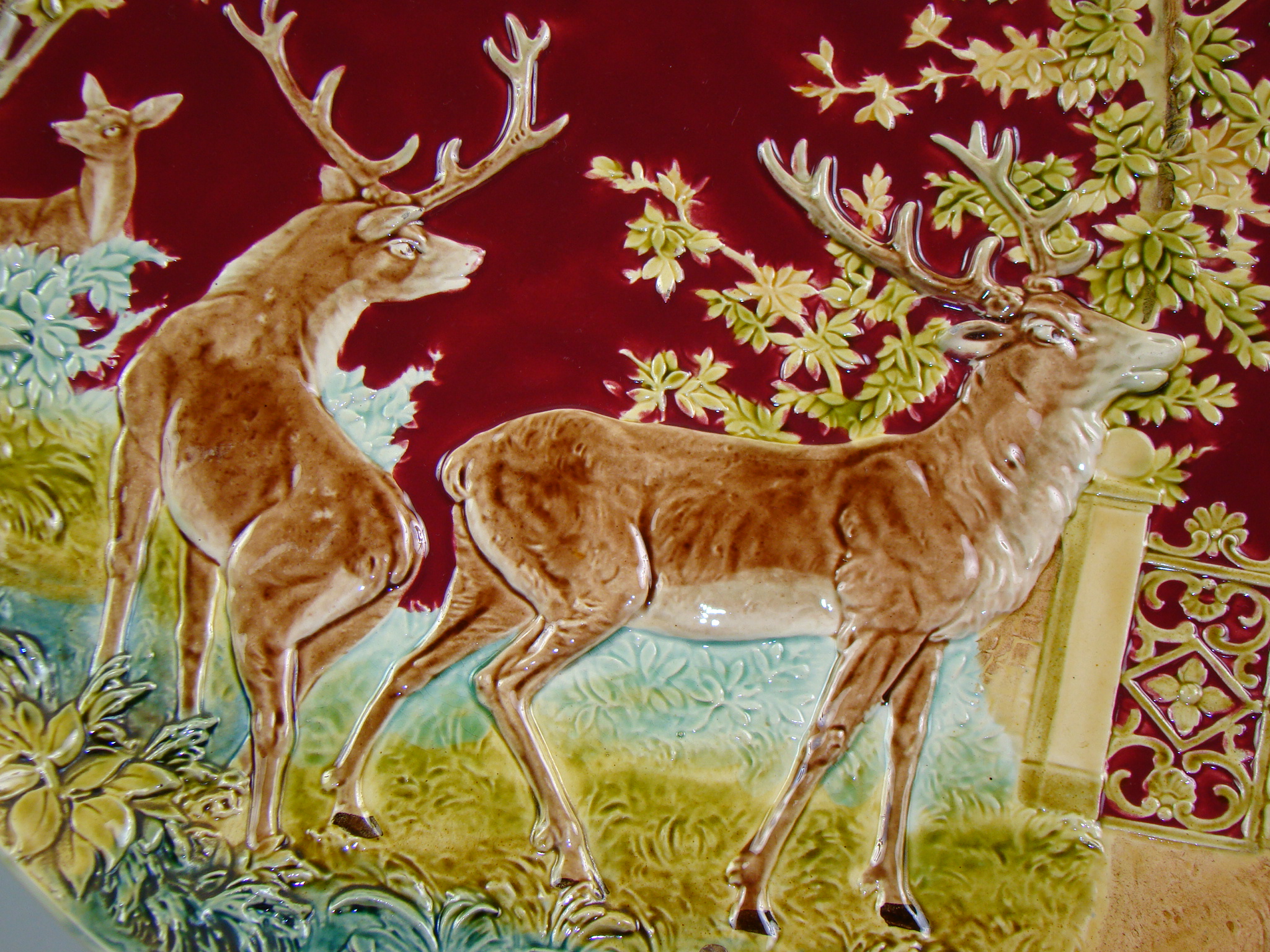 PLAKIETA GIGANTYCZNA SYGNOWANA  MYŚLIWSKA A-1164