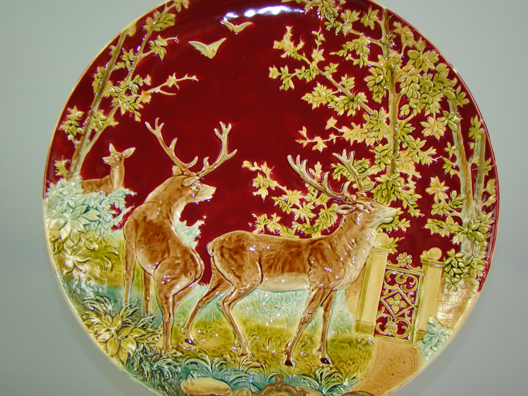 PLAKIETA GIGANTYCZNA SYGNOWANA  MYŚLIWSKA A-1164