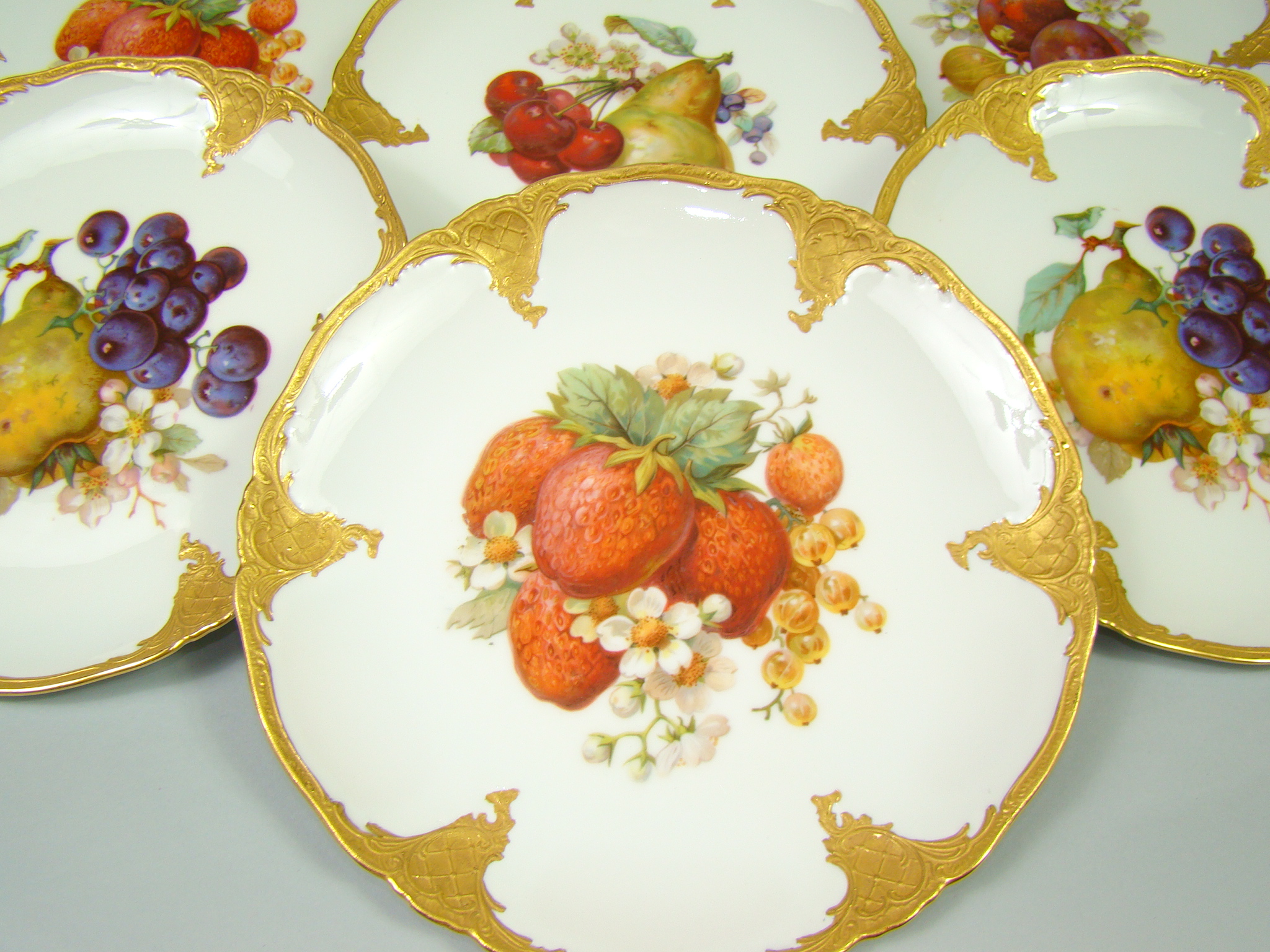 FURSTENBERG PRZEBOGATY KOMPLET TALERZY + PATERA A-1354