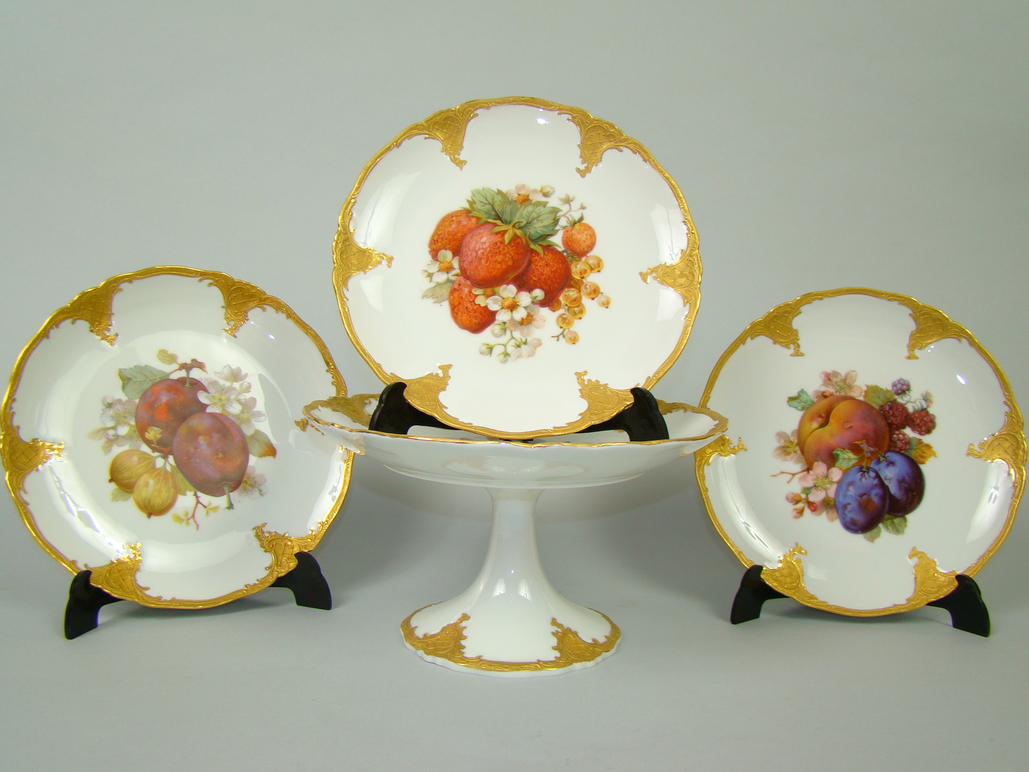 FURSTENBERG PRZEBOGATY KOMPLET TALERZY + PATERA A-1354