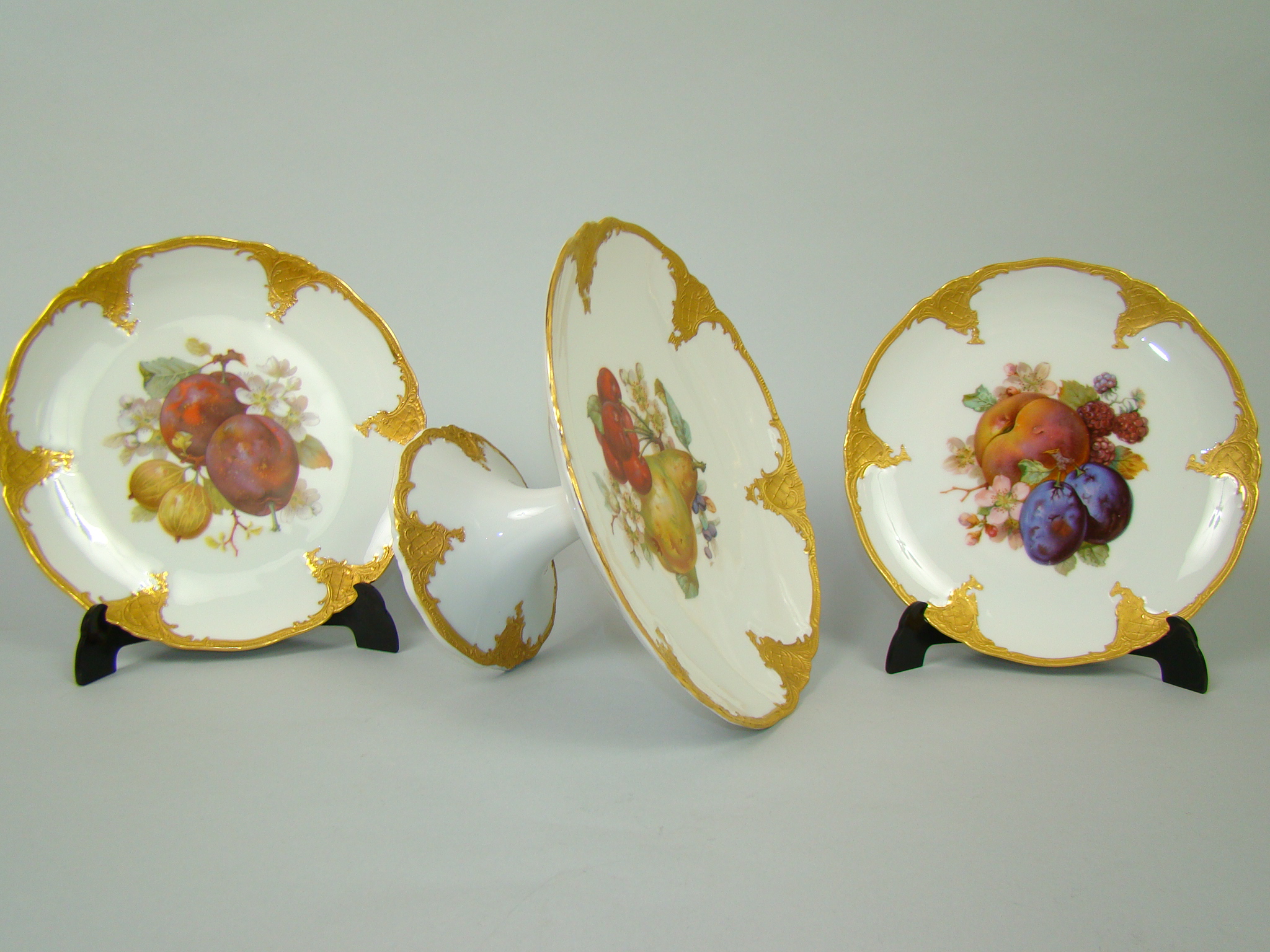 FURSTENBERG PRZEBOGATY KOMPLET TALERZY + PATERA A-1354