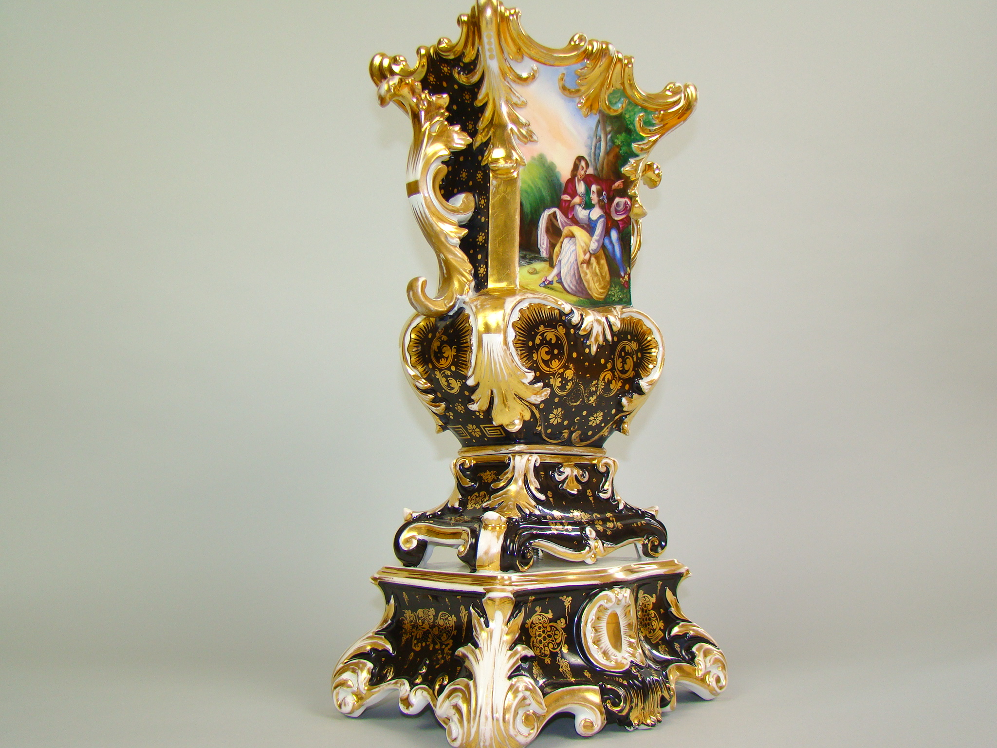 BIEDERMEIER RĘCZNIE MALOWANY KOLOS A-1447