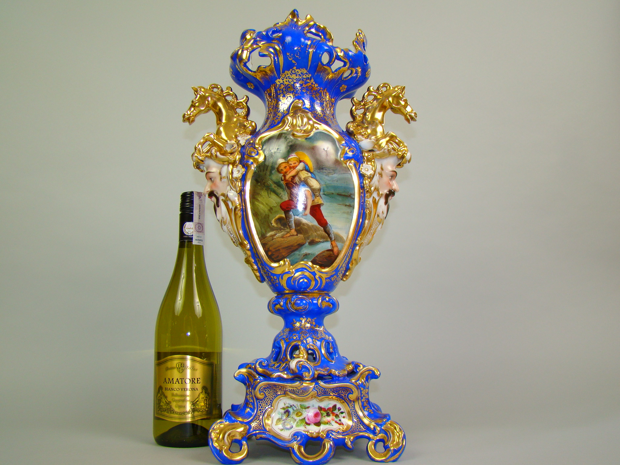 BIEDERMEIER RĘCZNIE MALOWANY PARYŻ A-1449 BIEDERMEIER RĘCZNIE MALOWANY PARYŻ A-1449