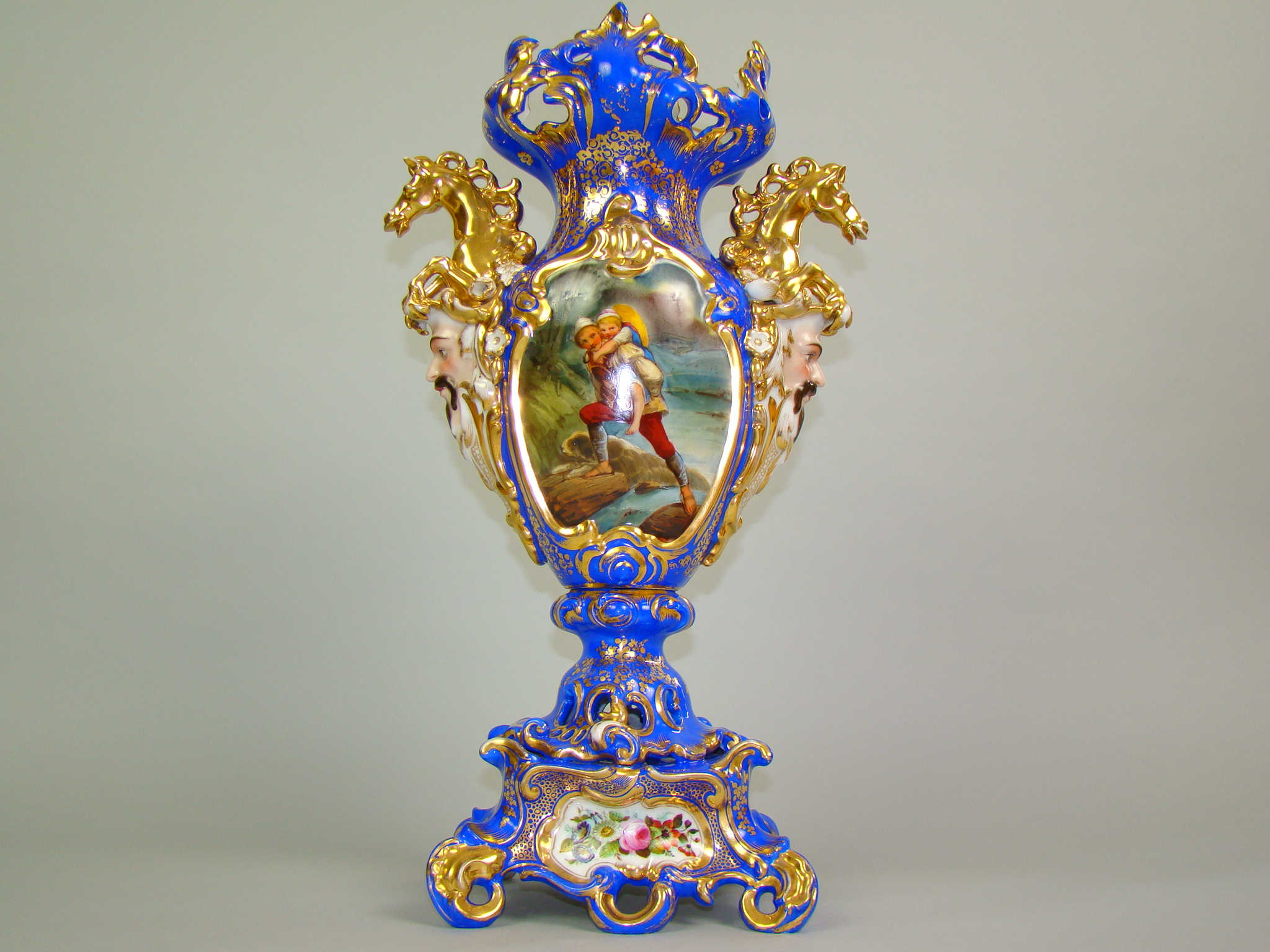 BIEDERMEIER RĘCZNIE MALOWANY PARYŻ A-1449 BIEDERMEIER RĘCZNIE MALOWANY PARYŻ A-1449