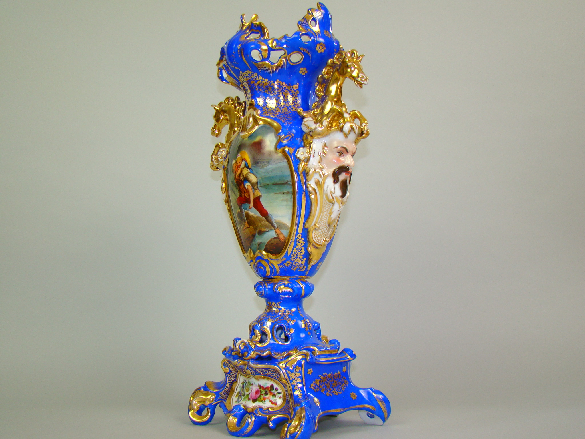 BIEDERMEIER RĘCZNIE MALOWANY PARYŻ A-1449 BIEDERMEIER RĘCZNIE MALOWANY PARYŻ A-1449