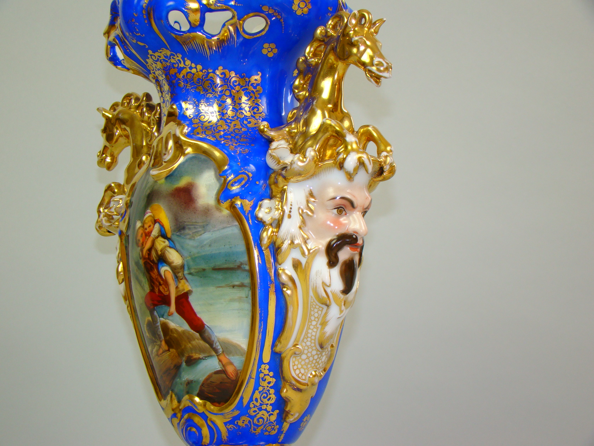 BIEDERMEIER RĘCZNIE MALOWANY PARYŻ A-1449 BIEDERMEIER RĘCZNIE MALOWANY PARYŻ A-1449