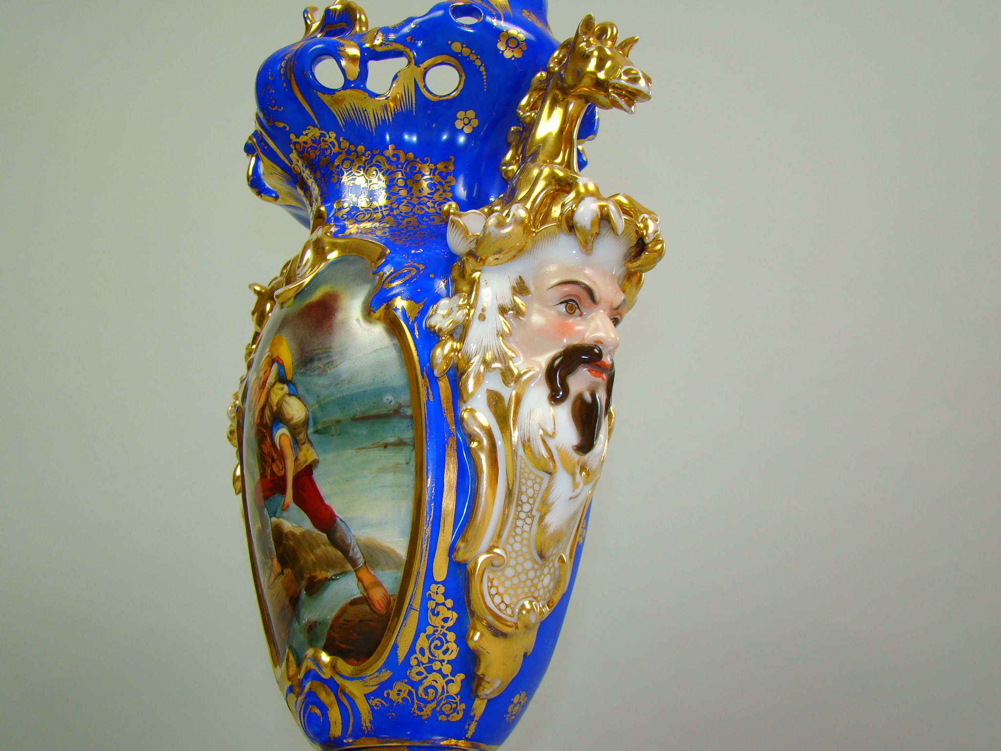 BIEDERMEIER RĘCZNIE MALOWANY PARYŻ A-1449 BIEDERMEIER RĘCZNIE MALOWANY PARYŻ A-1449