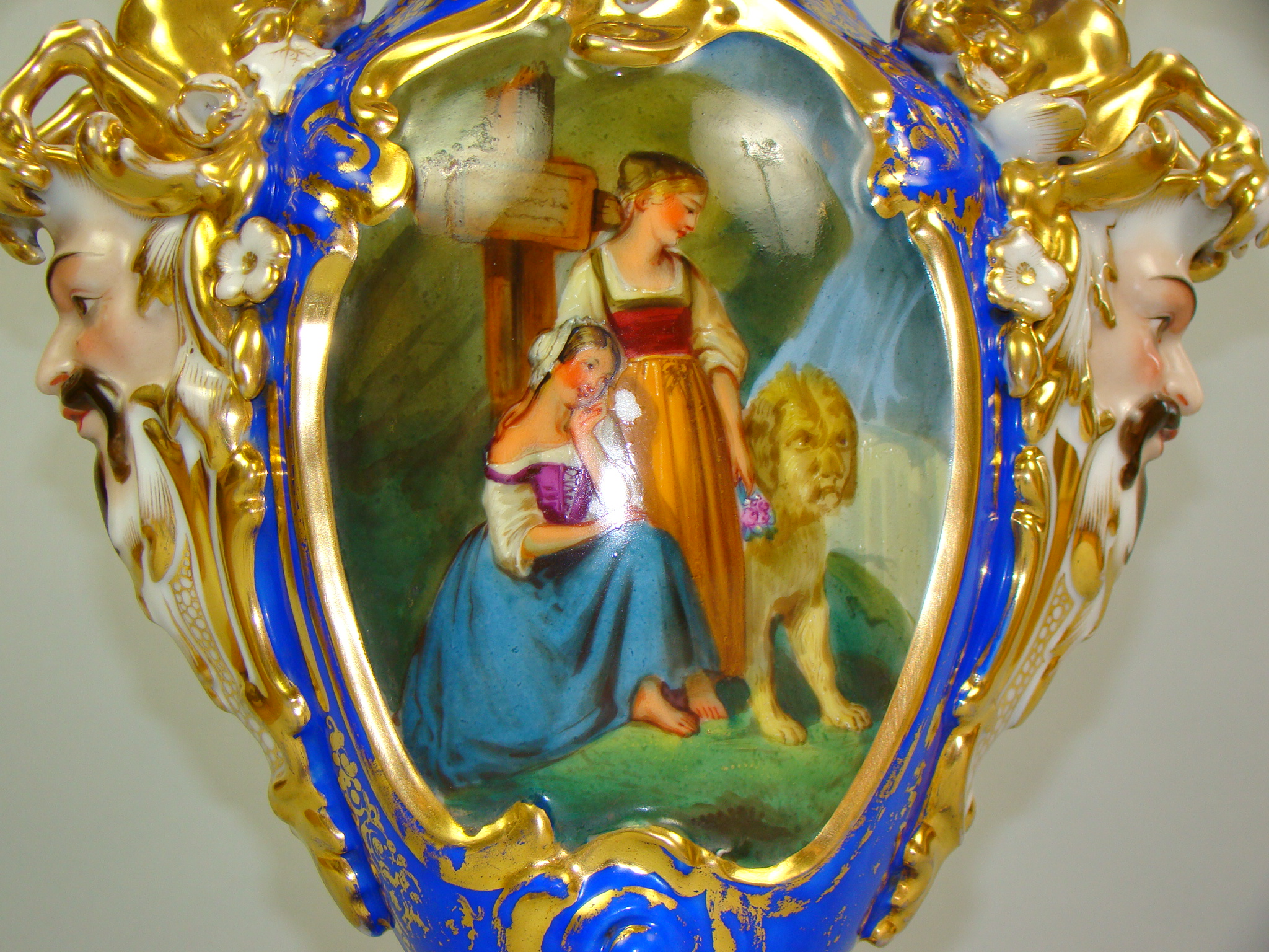 BIEDERMEIER RĘCZNIE MALOWANY PARYŻ A-1449 BIEDERMEIER RĘCZNIE MALOWANY PARYŻ A-1449