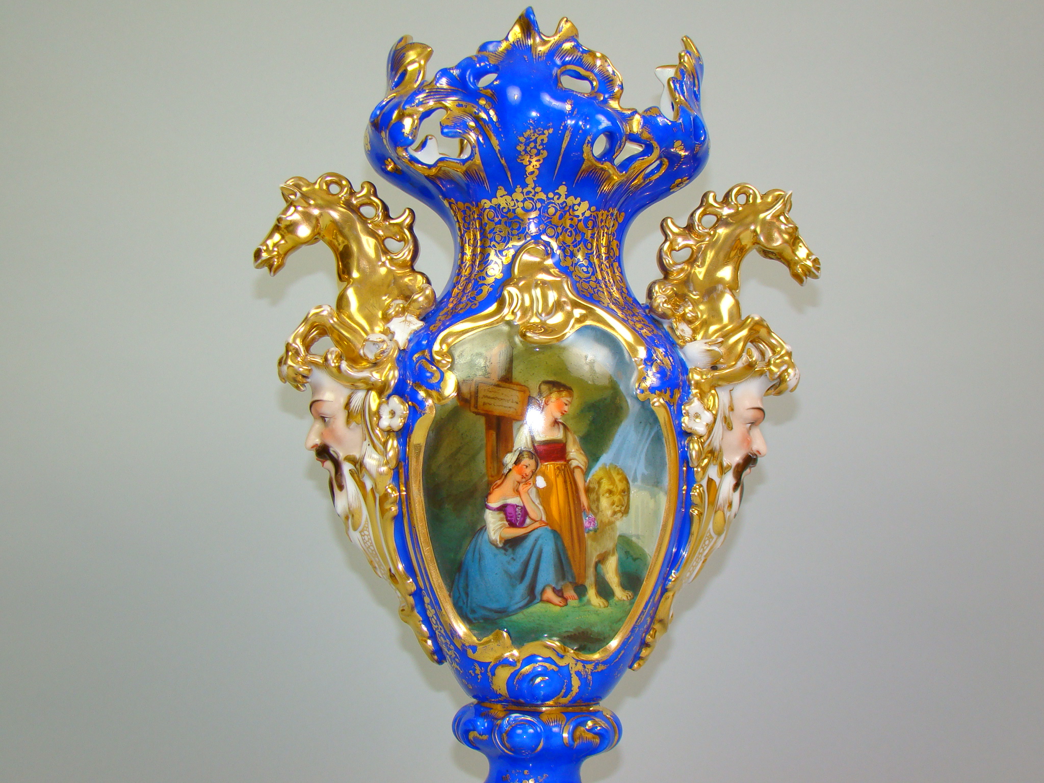 BIEDERMEIER RĘCZNIE MALOWANY PARYŻ A-1449 BIEDERMEIER RĘCZNIE MALOWANY PARYŻ A-1449