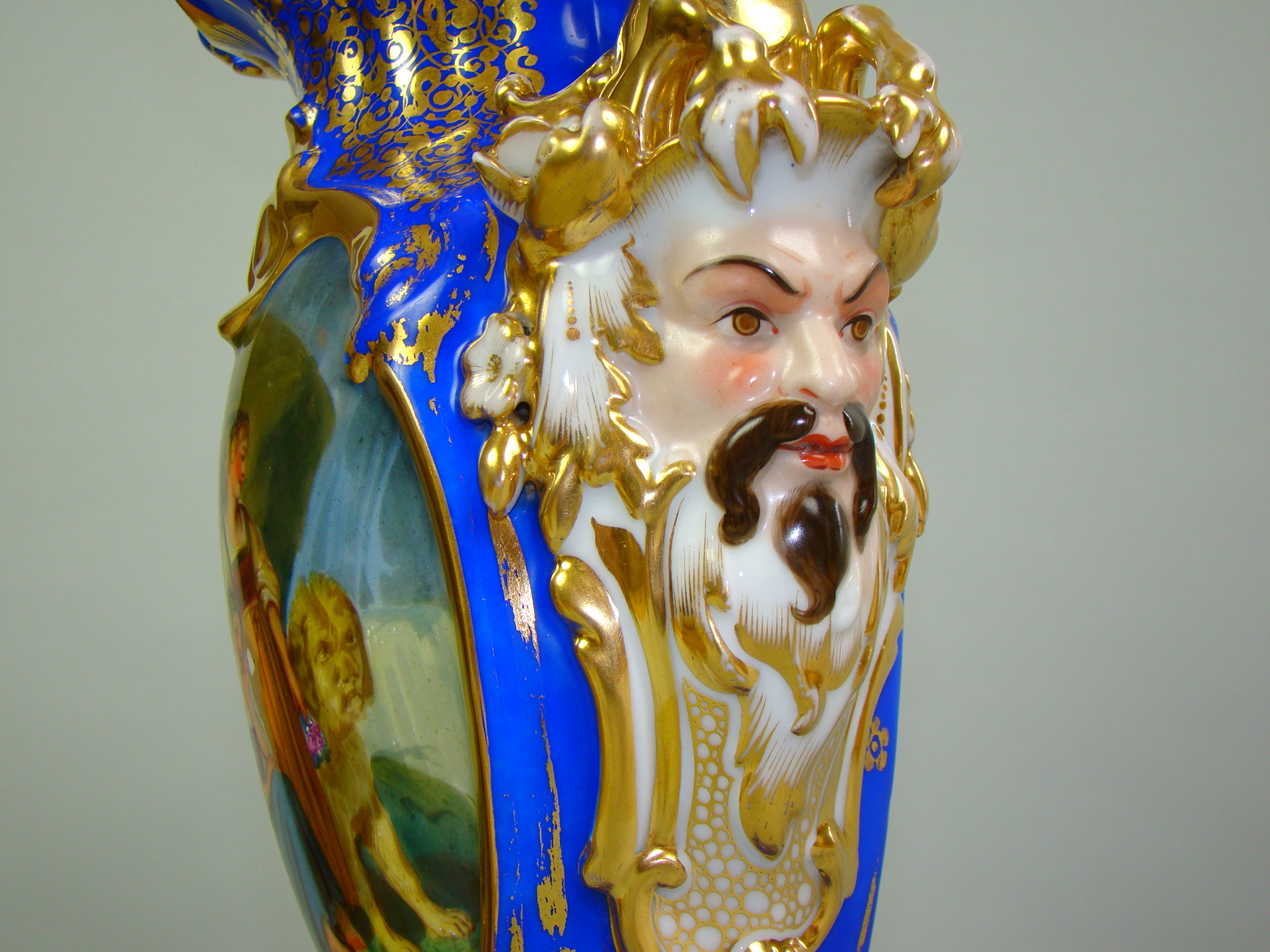 BIEDERMEIER RĘCZNIE MALOWANY PARYŻ A-1449 BIEDERMEIER RĘCZNIE MALOWANY PARYŻ A-1449