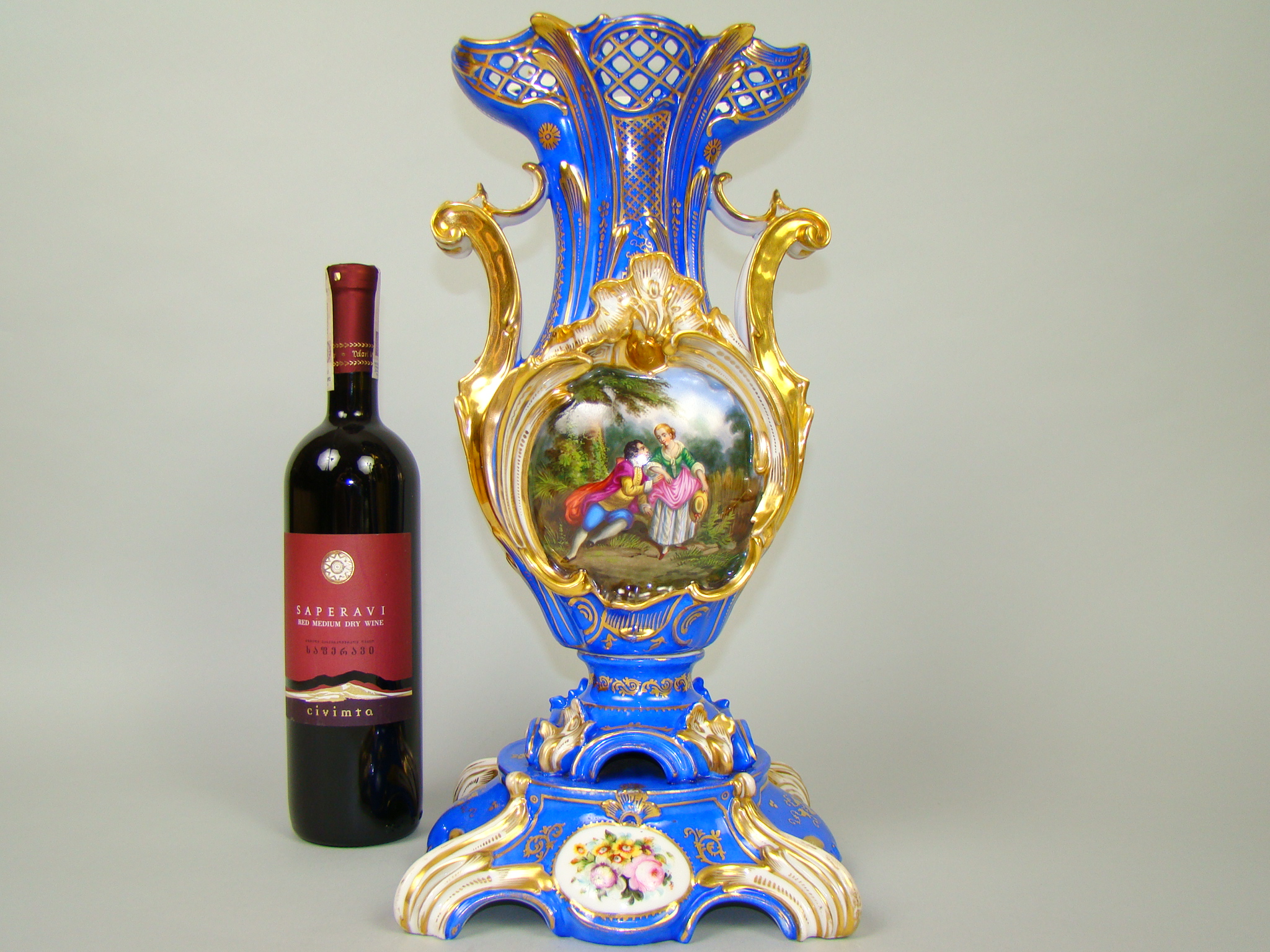 BIEDERMEIER RĘCZNIE MALOWANY A-1486 BIEDERMEIER RĘCZNIE MALOWANY A-1486