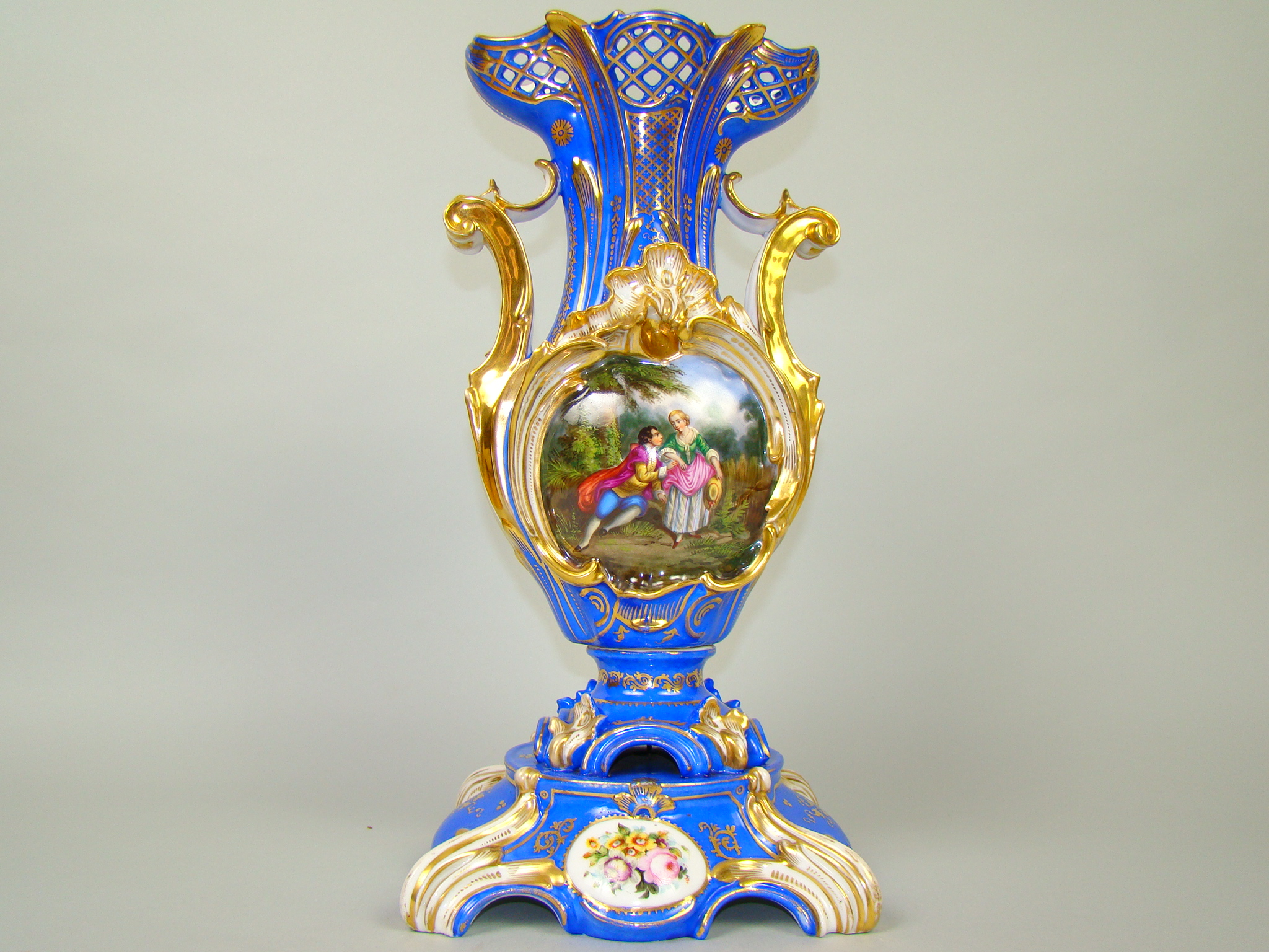 BIEDERMEIER RĘCZNIE MALOWANY A-1486 BIEDERMEIER RĘCZNIE MALOWANY A-1486