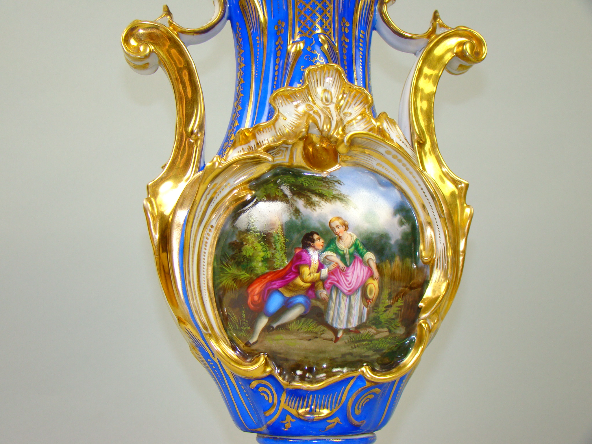 BIEDERMEIER RĘCZNIE MALOWANY A-1486 BIEDERMEIER RĘCZNIE MALOWANY A-1486