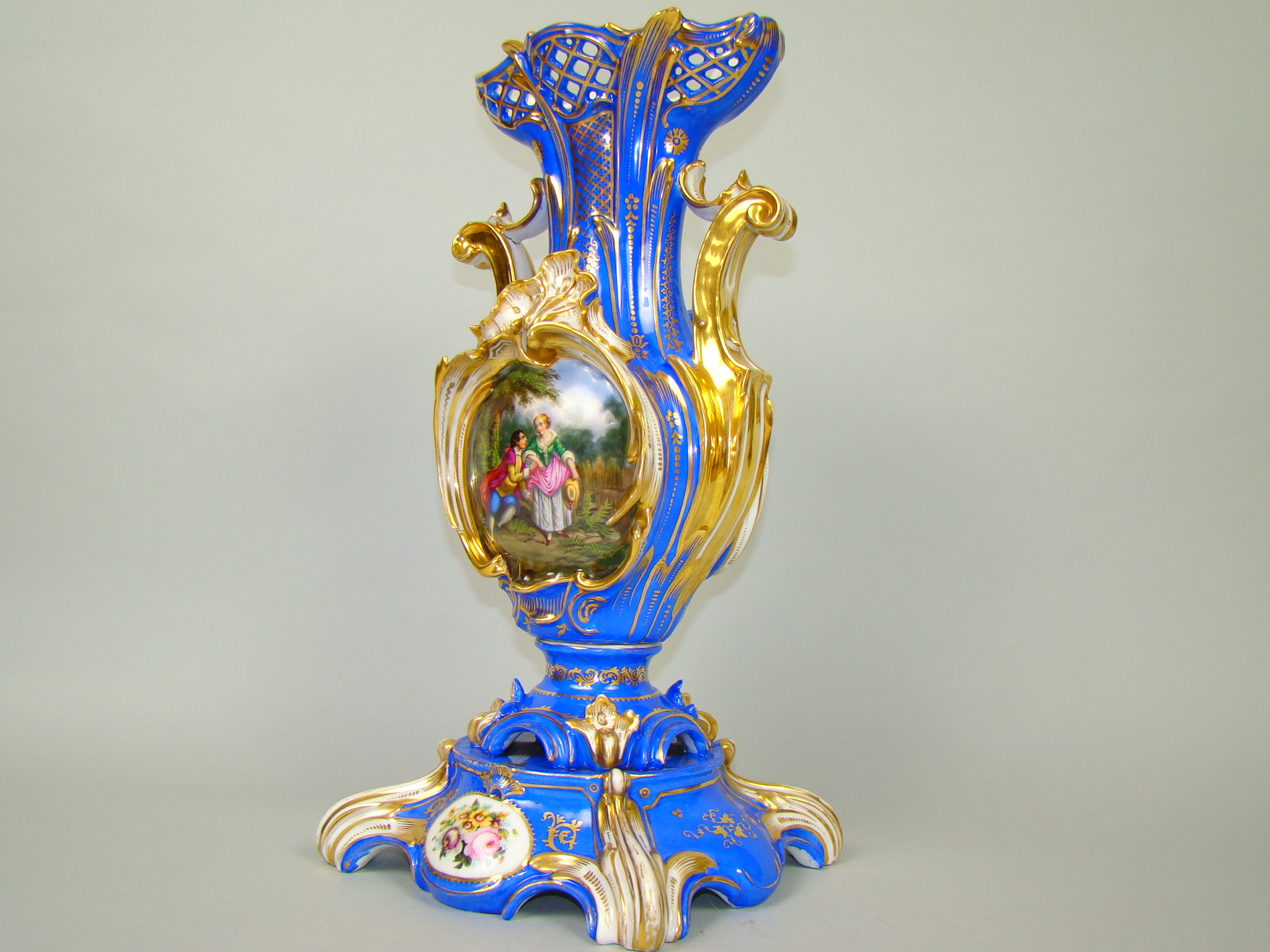 BIEDERMEIER RĘCZNIE MALOWANY A-1486 BIEDERMEIER RĘCZNIE MALOWANY A-1486
