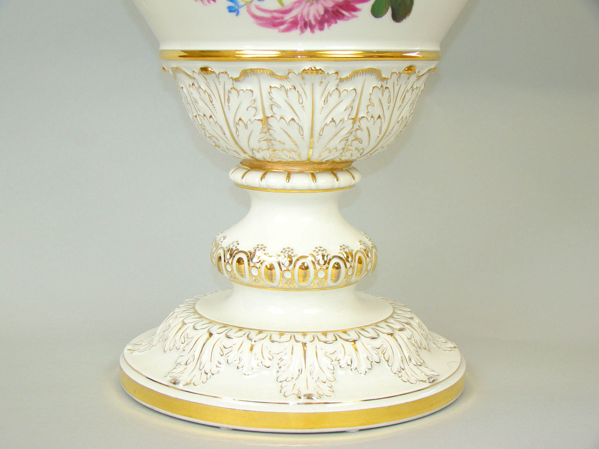 MIŚNIA GIGANTYCZNY WAZON RĘCZNIE MALOWANY A-1739