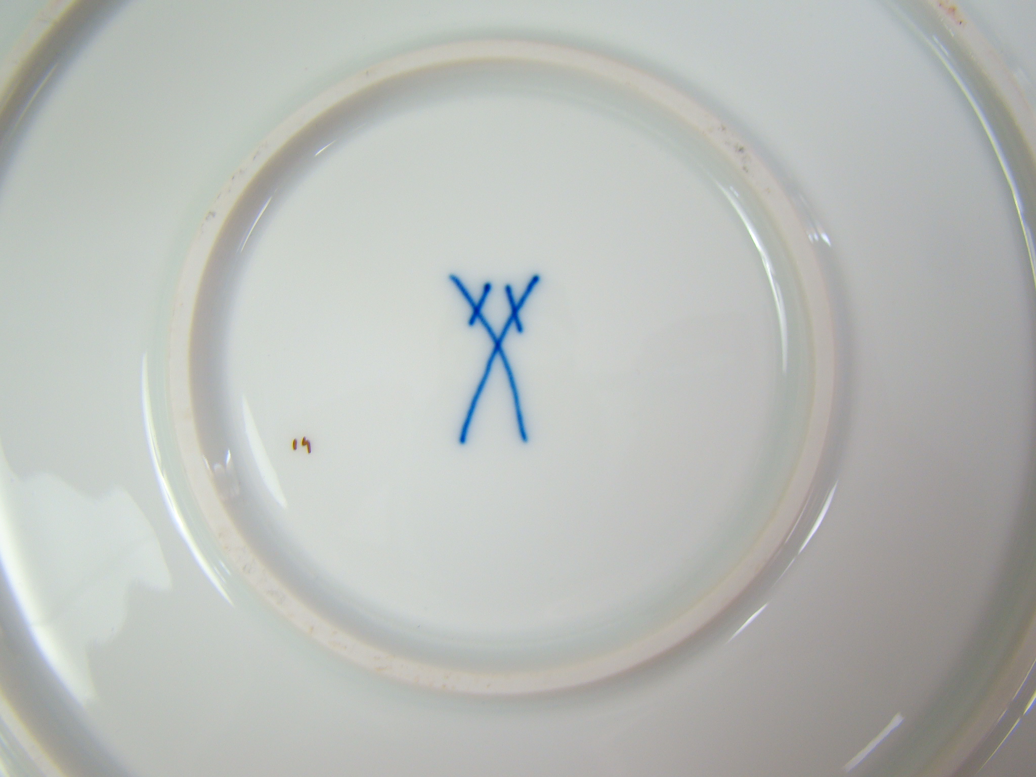 MIŚNIA ZŁOCONA RĘCZNIE MAL. PATERA KOBALT A-1780