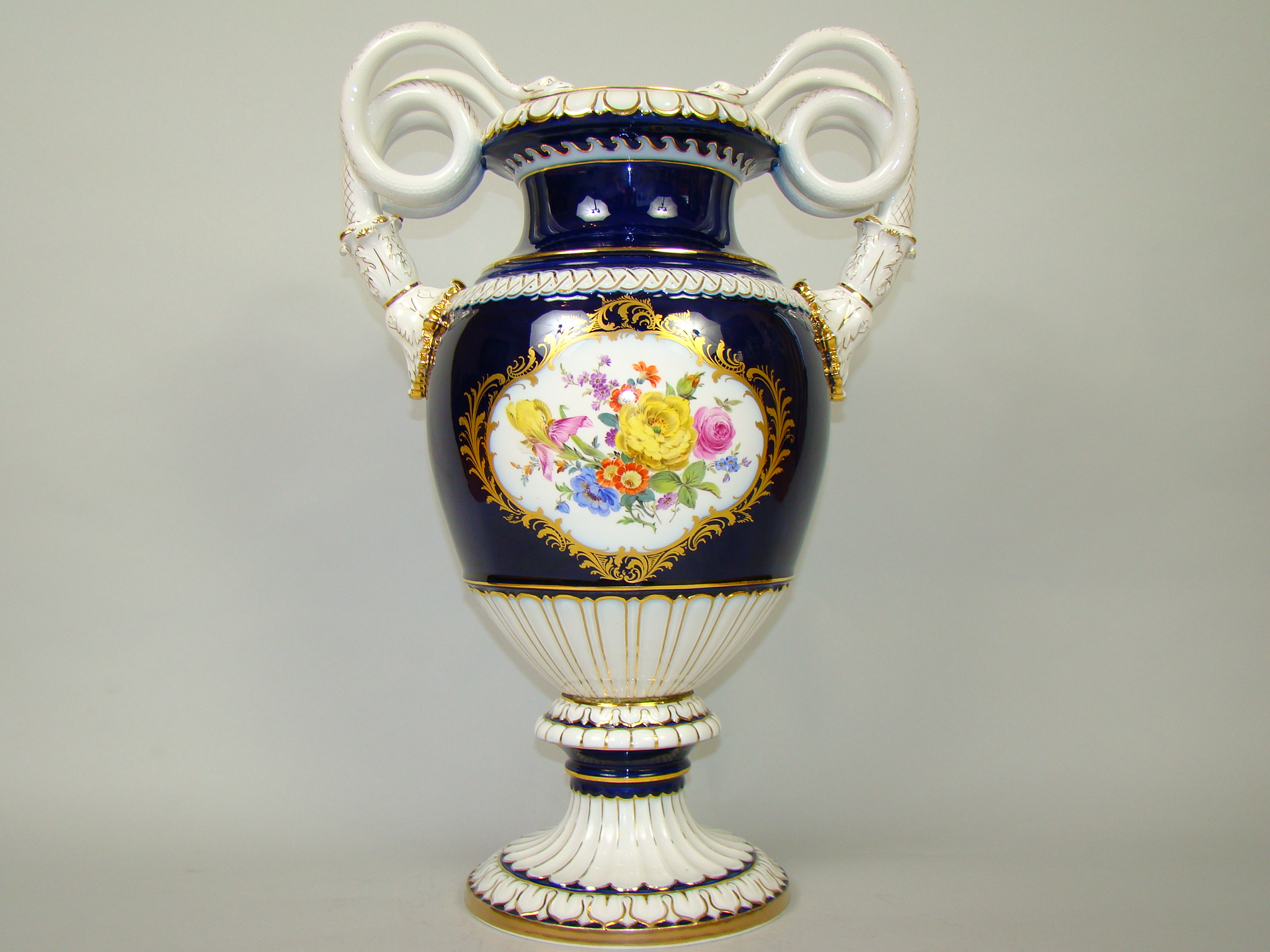 MIŚNIA GIGANTYCZNY WAZON RĘCZNIE MALOWANY A-1794