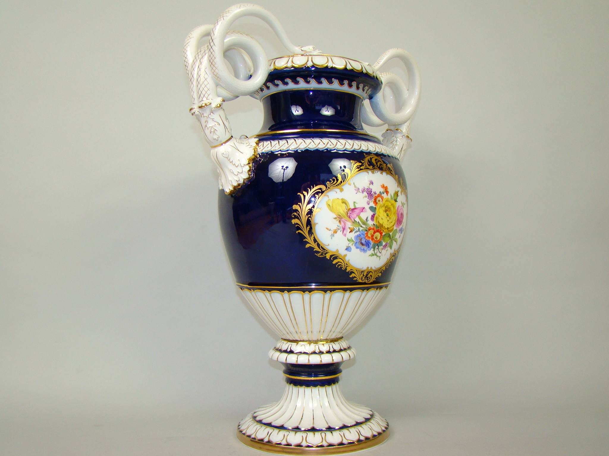 MIŚNIA GIGANTYCZNY WAZON RĘCZNIE MALOWANY A-1794