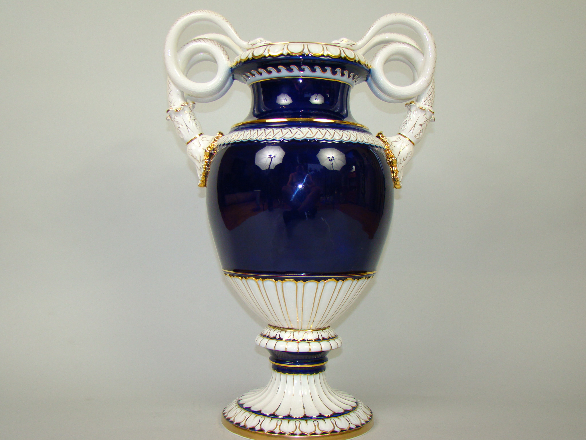 MIŚNIA GIGANTYCZNY WAZON RĘCZNIE MALOWANY A-1794