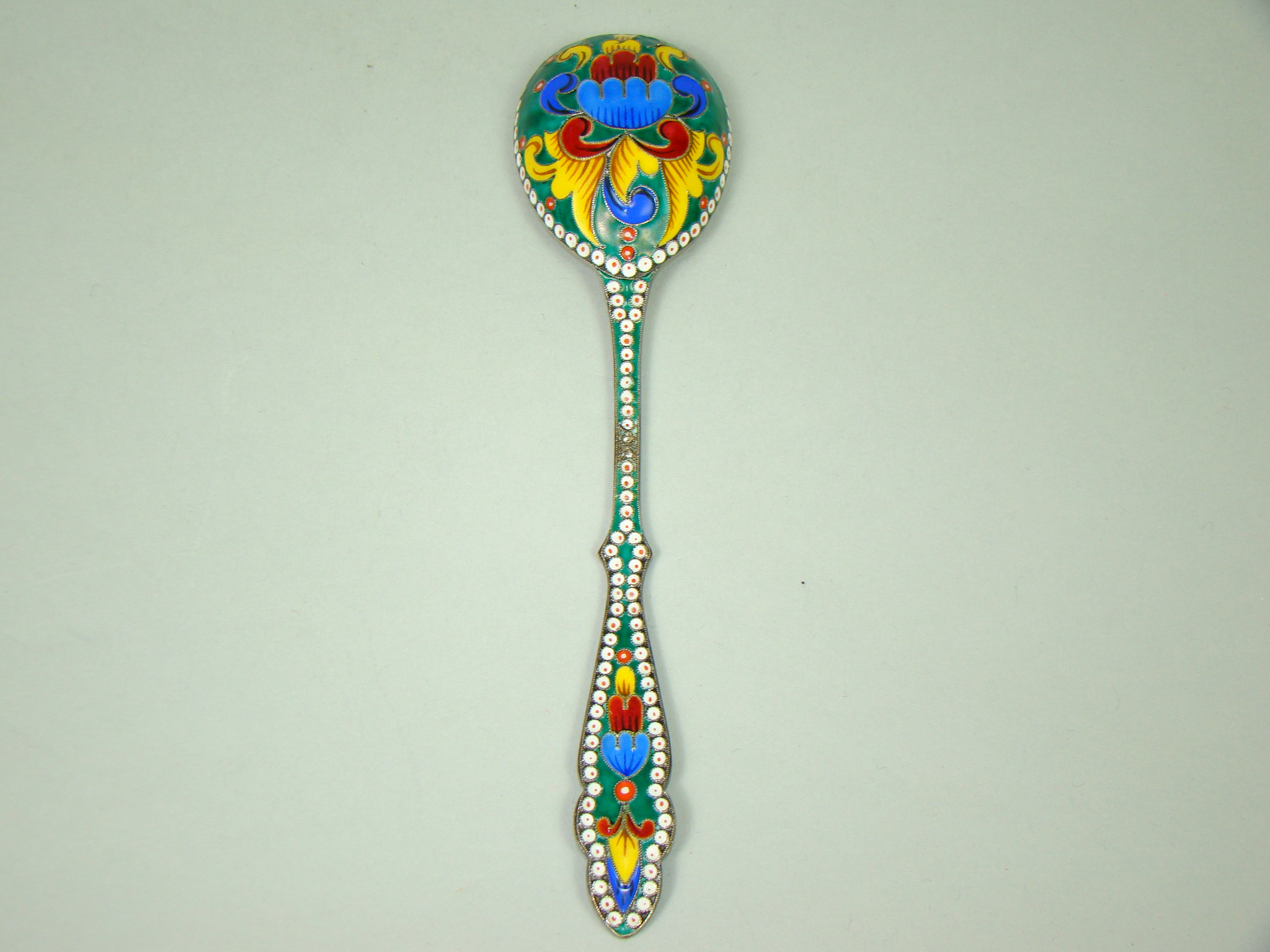 ROSJA SREBRO ZŁOCONE W EMALII A-1828 ROSJA SREBRO ZŁOCONE W EMALII A-1828