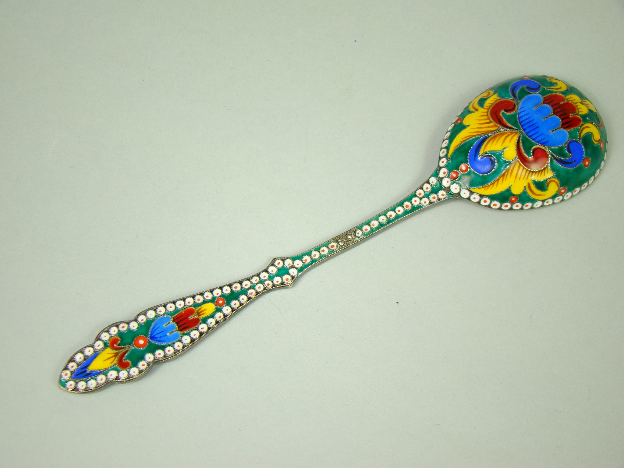 ROSJA SREBRO ZŁOCONE W EMALII A-1828 ROSJA SREBRO ZŁOCONE W EMALII A-1828