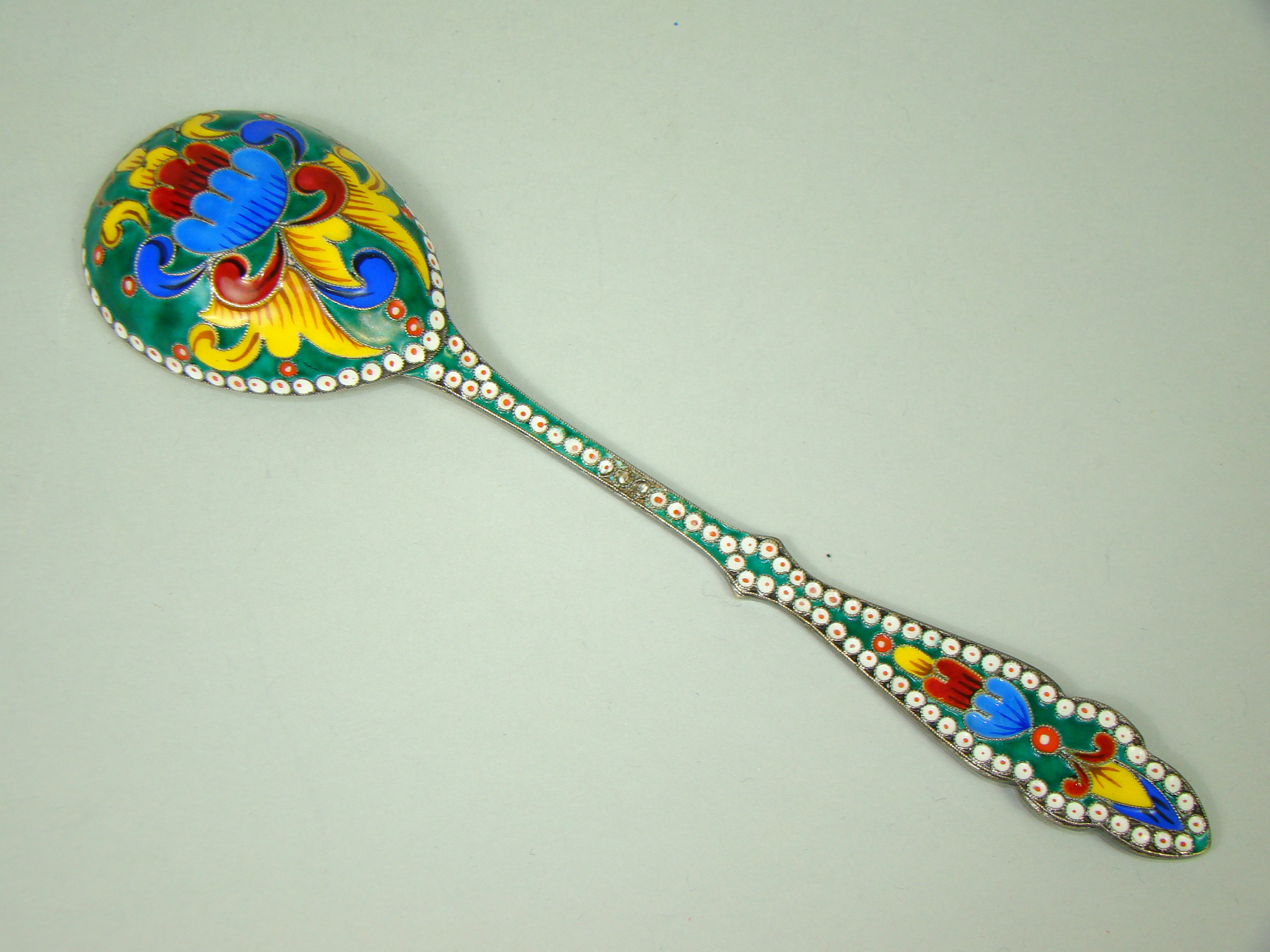 ROSJA SREBRO ZŁOCONE W EMALII A-1828 ROSJA SREBRO ZŁOCONE W EMALII A-1828