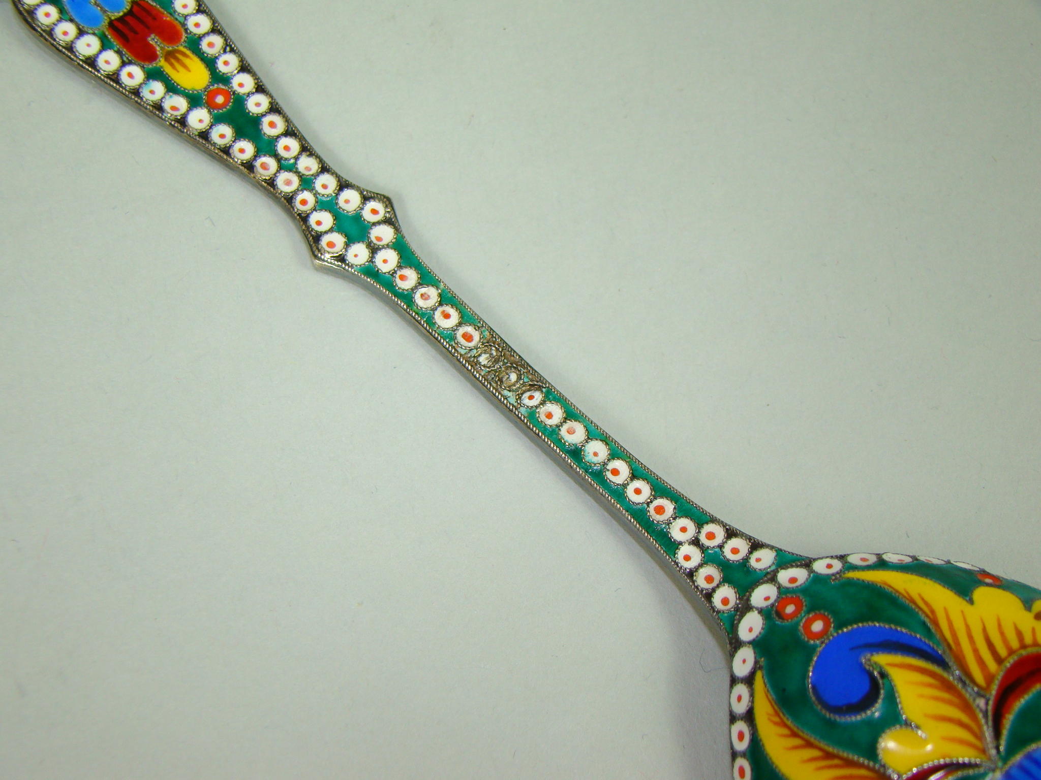 ROSJA SREBRO ZŁOCONE W EMALII A-1828 ROSJA SREBRO ZŁOCONE W EMALII A-1828