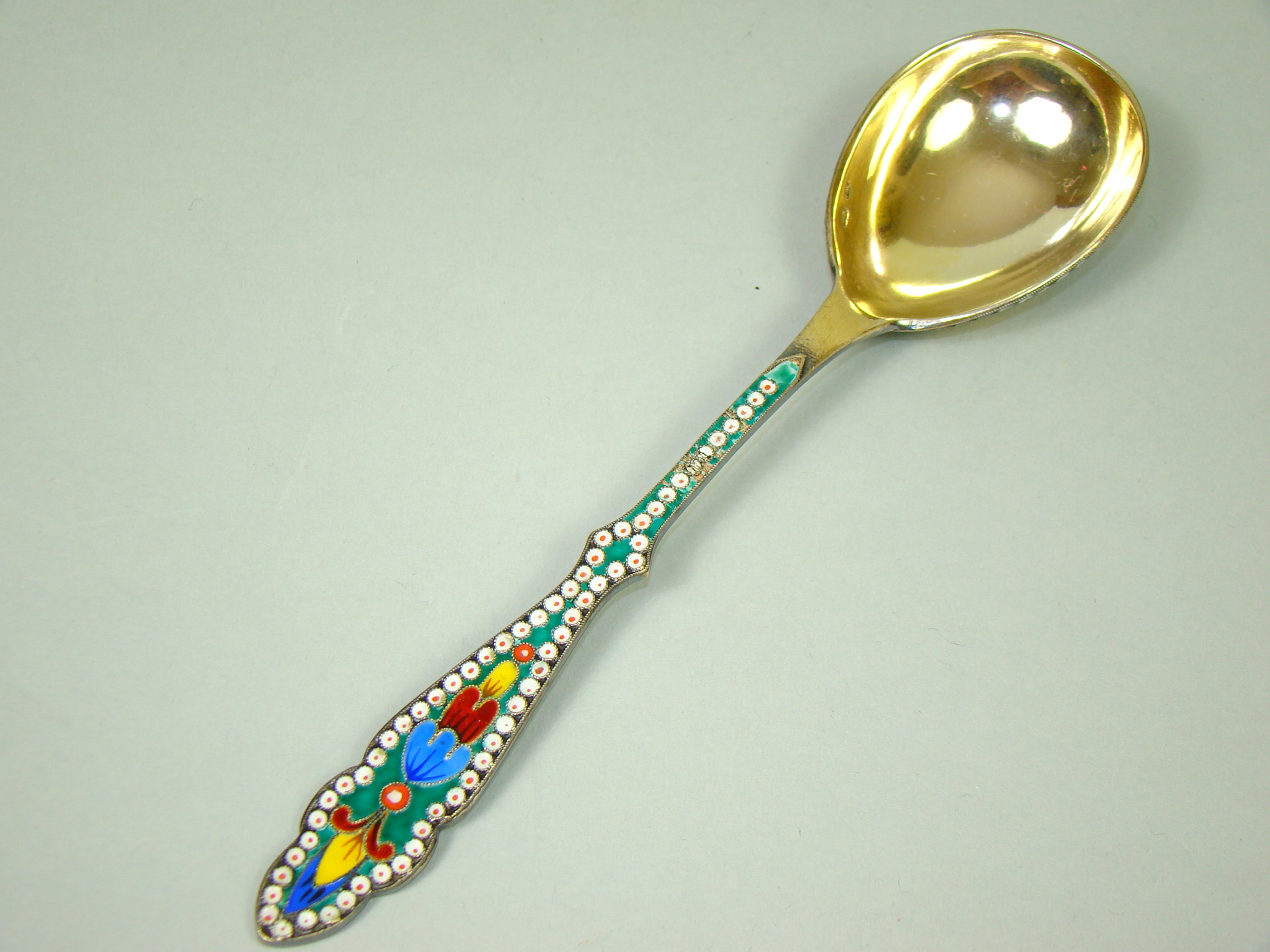 ROSJA SREBRO ZŁOCONE W EMALII A-1828 ROSJA SREBRO ZŁOCONE W EMALII A-1828