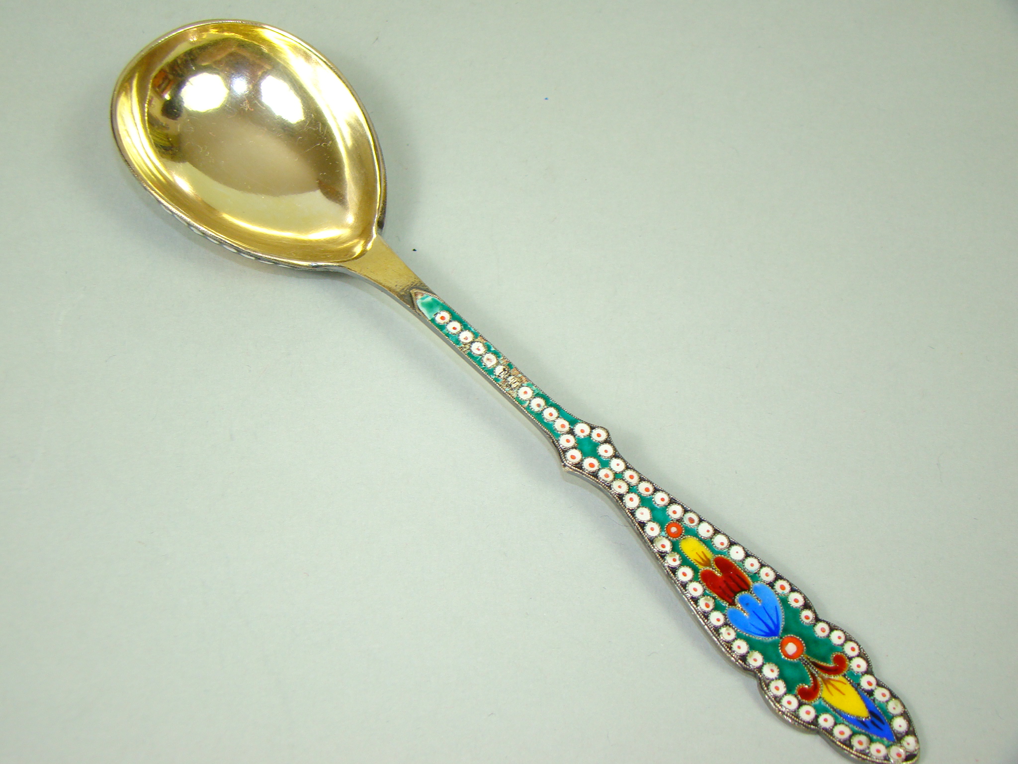 ROSJA SREBRO ZŁOCONE W EMALII A-1828 ROSJA SREBRO ZŁOCONE W EMALII A-1828