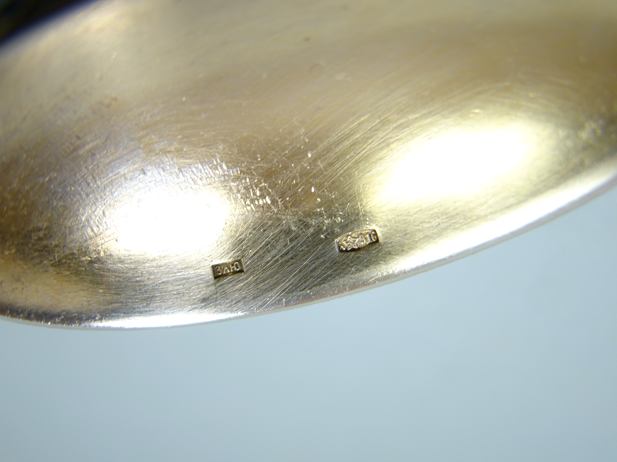 ROSJA SREBRO ZŁOCONE W EMALII A-1829