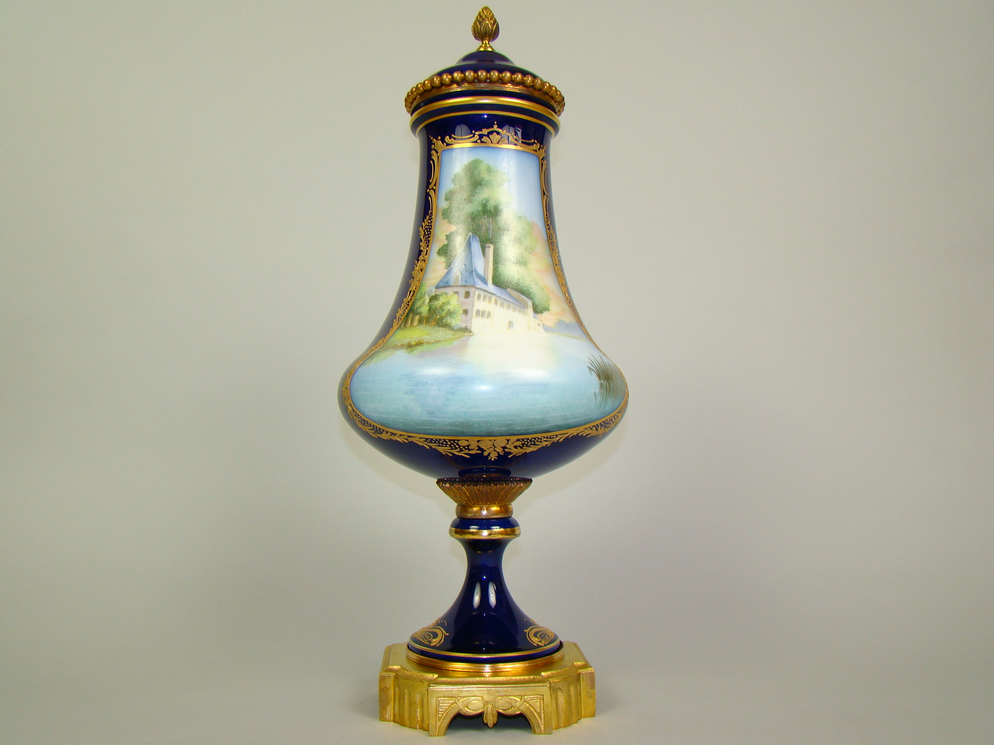 SEVRES PRZEBOGATA ZŁOCONA CUDO GIGANT A-2045