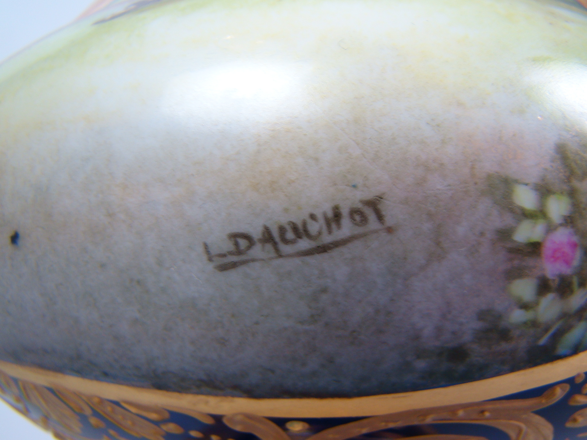 SEVRES PRZEBOGATA ZŁOCONA CUDO GIGANT A-2045