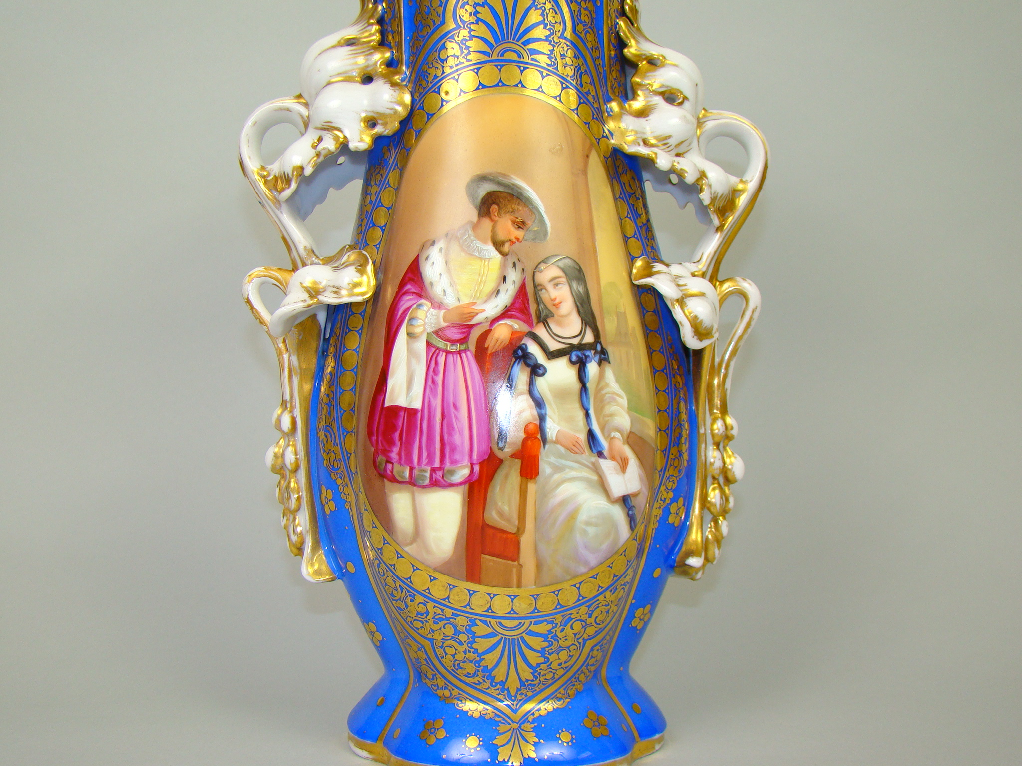 BIEDERMEIER RĘCZNIE MALOWANY PARYŻ A-2071 BIEDERMEIER RĘCZNIE MALOWANY PARYŻ A-2071