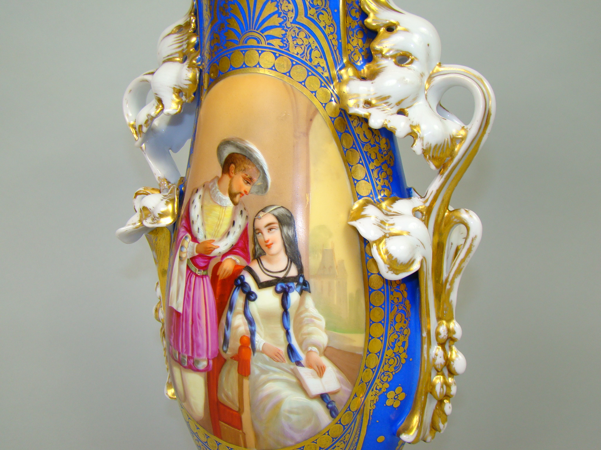 BIEDERMEIER RĘCZNIE MALOWANY PARYŻ A-2071 BIEDERMEIER RĘCZNIE MALOWANY PARYŻ A-2071