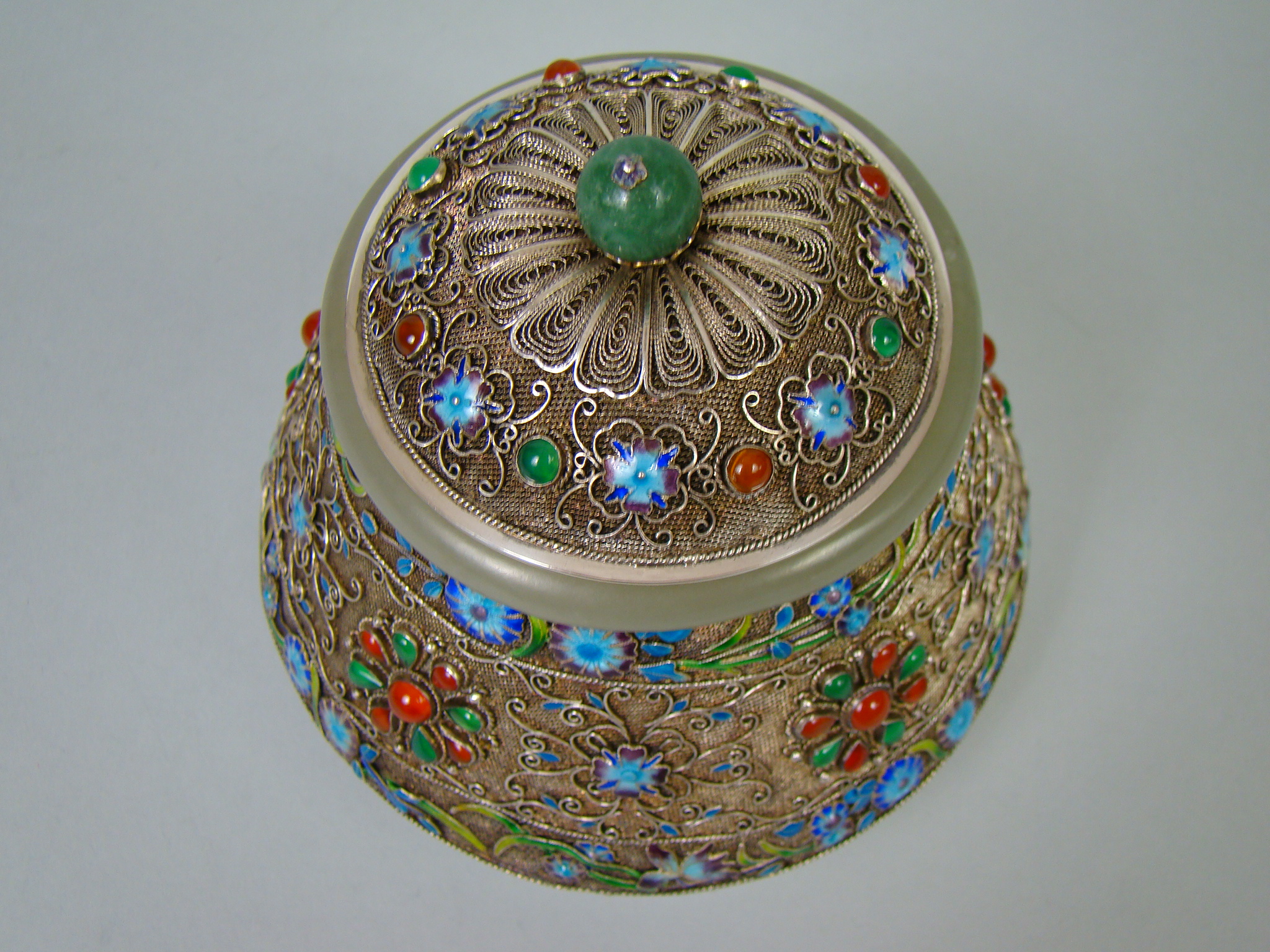 PRZZEBOGATY UNIKAT EMALIA - JADEIT A-2066