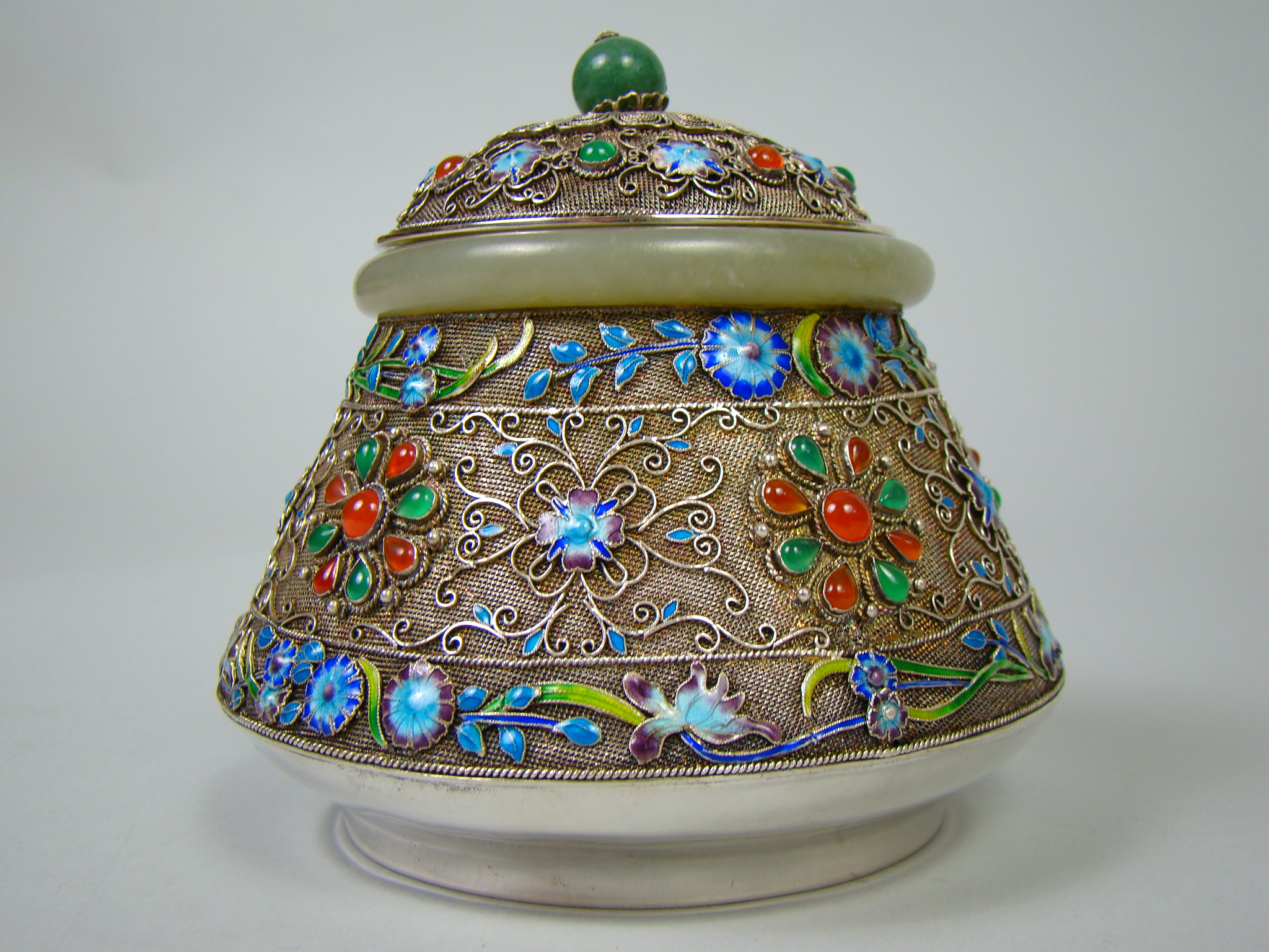 PRZZEBOGATY UNIKAT EMALIA - JADEIT A-2066